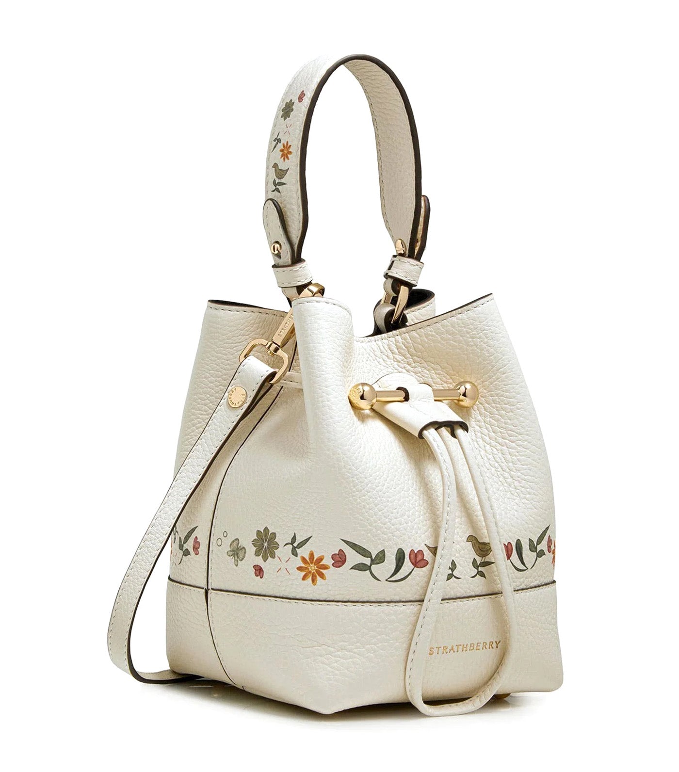 Lana Osette Bucket Bag Vanilla Bird Print