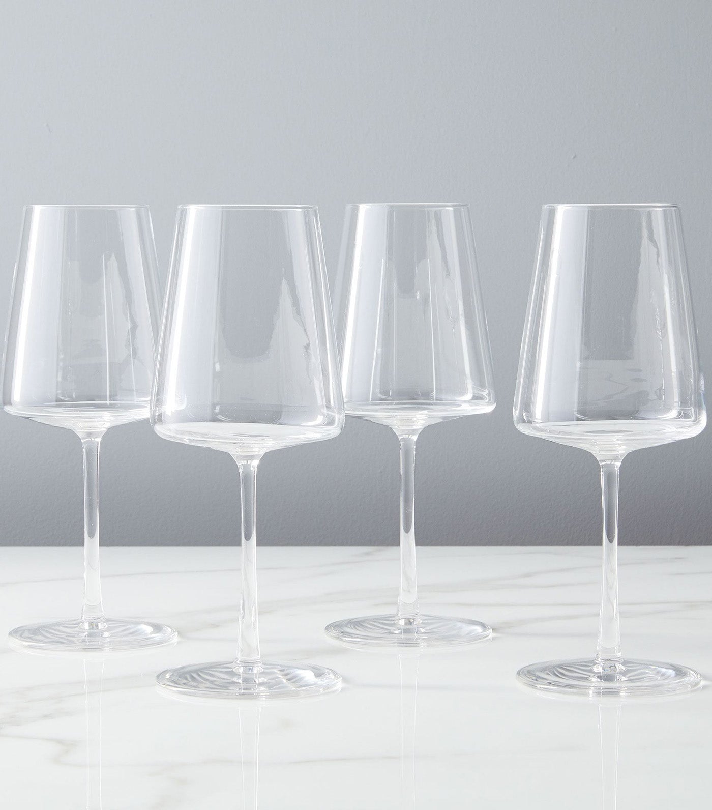 4-piece Horizon Crystal White Wine Glasses