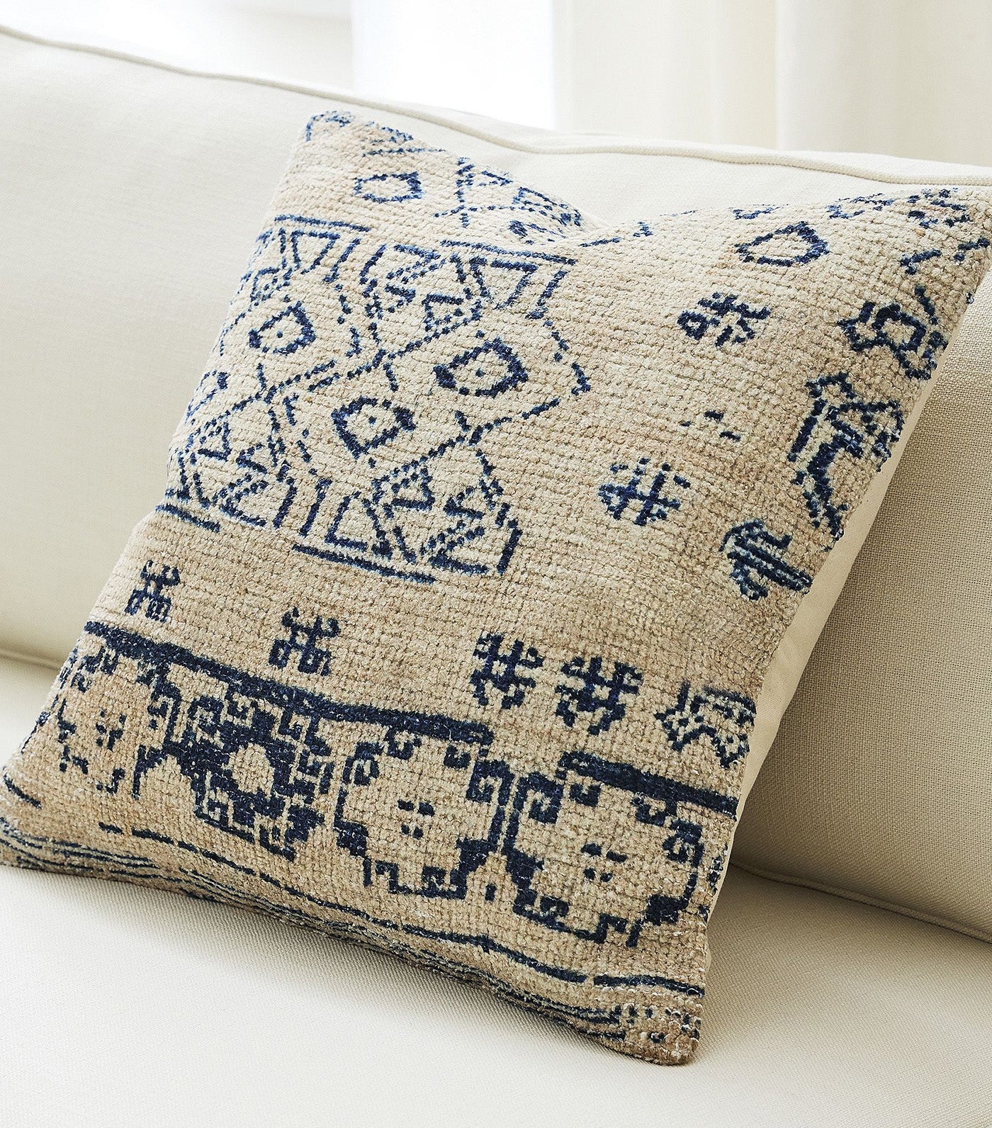 Hana Pillow Cover Indigo