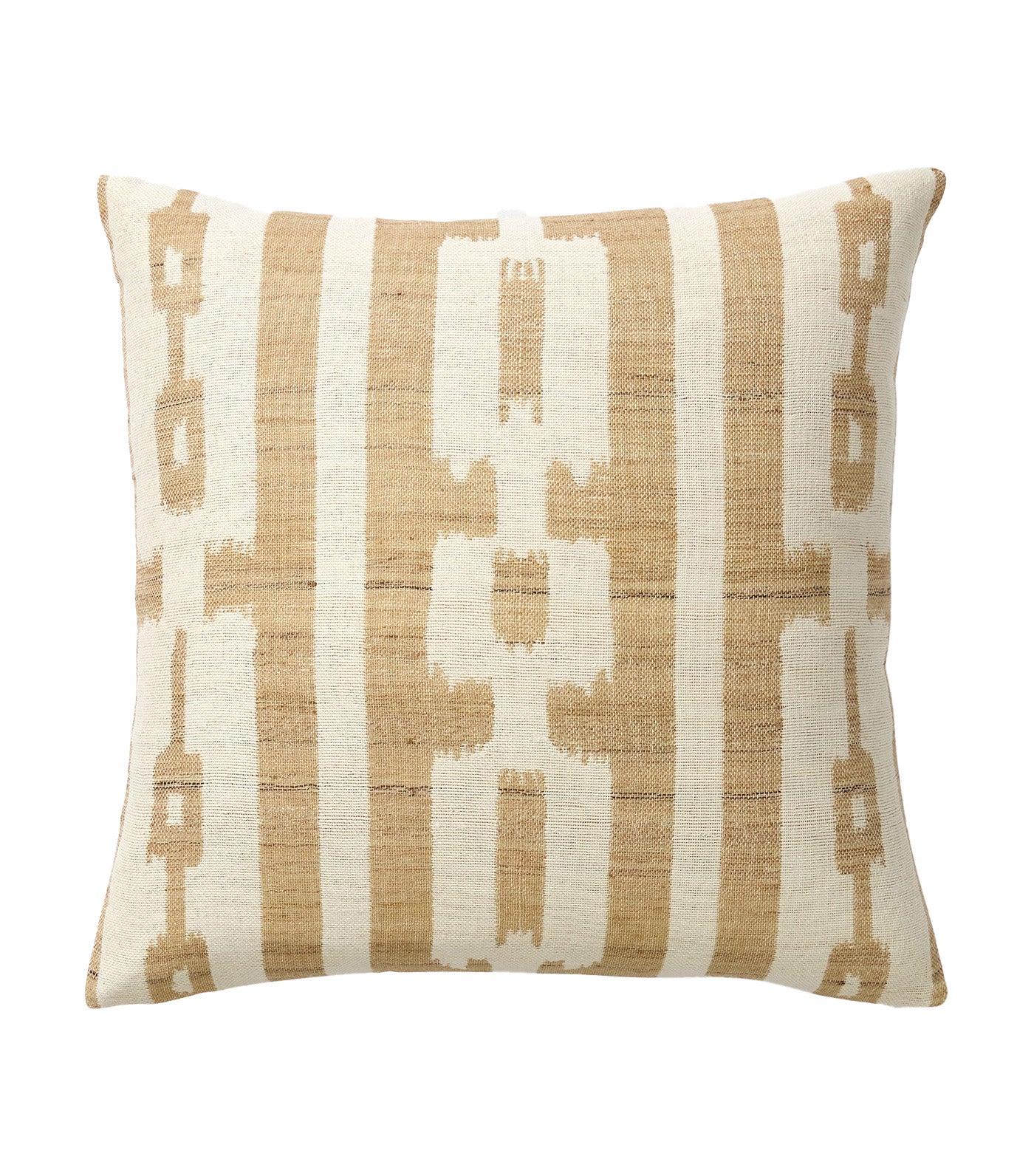 Modern Ikat Pillow Cover - Clearance
 Natural