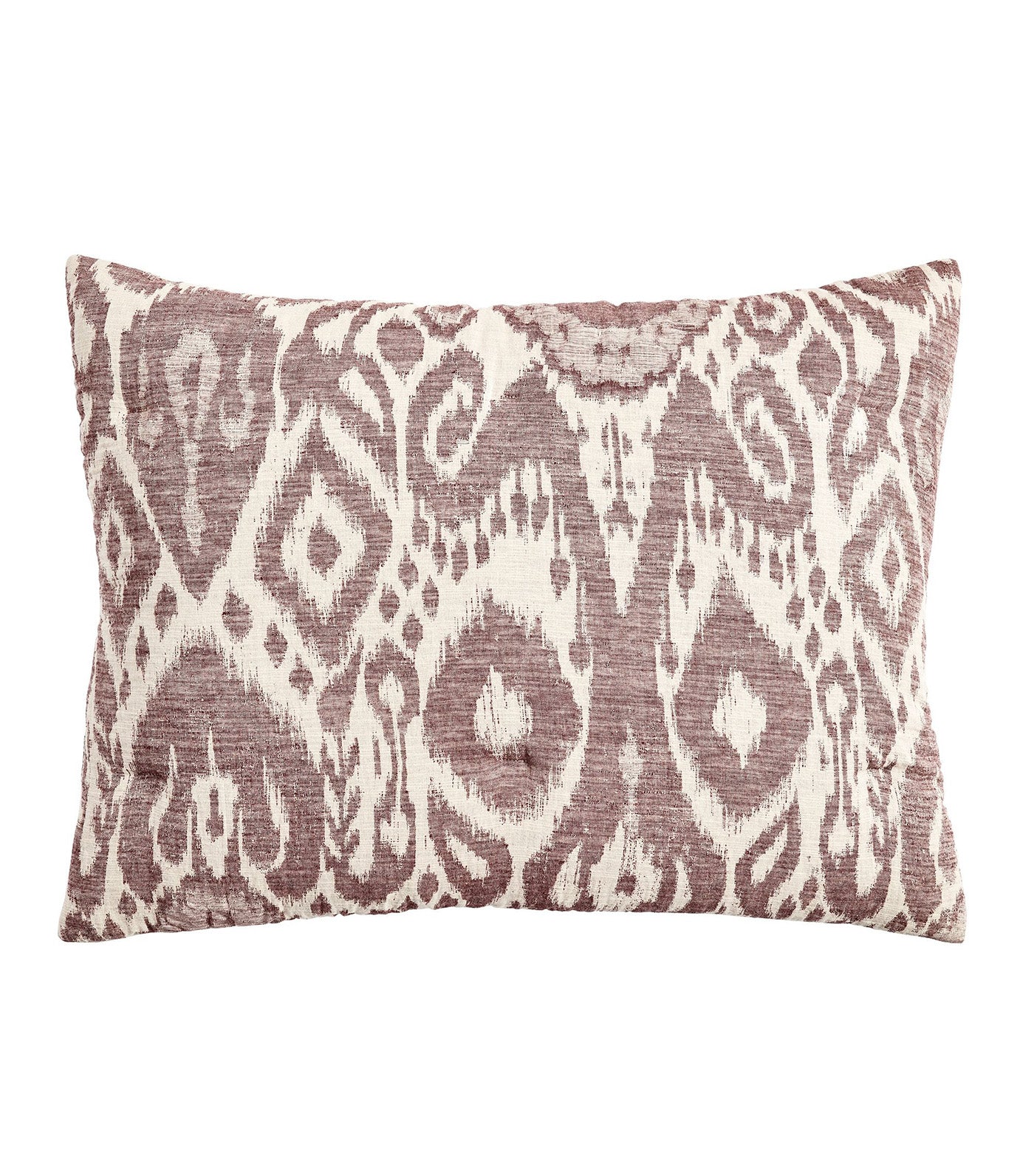 Ikat Jacquard Comforter Sham Fig