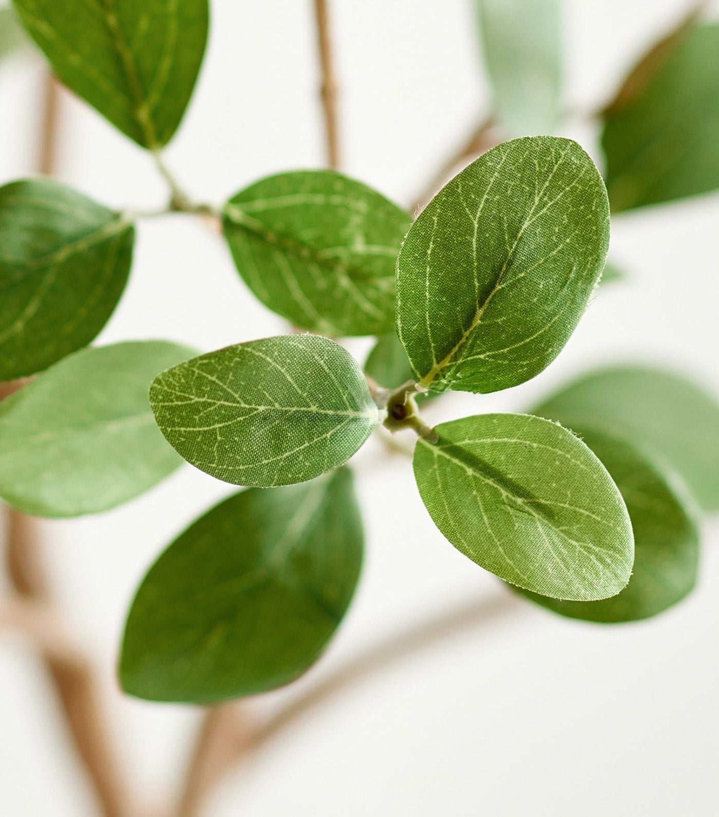 Faux Green Leaf Branch Green - One Size