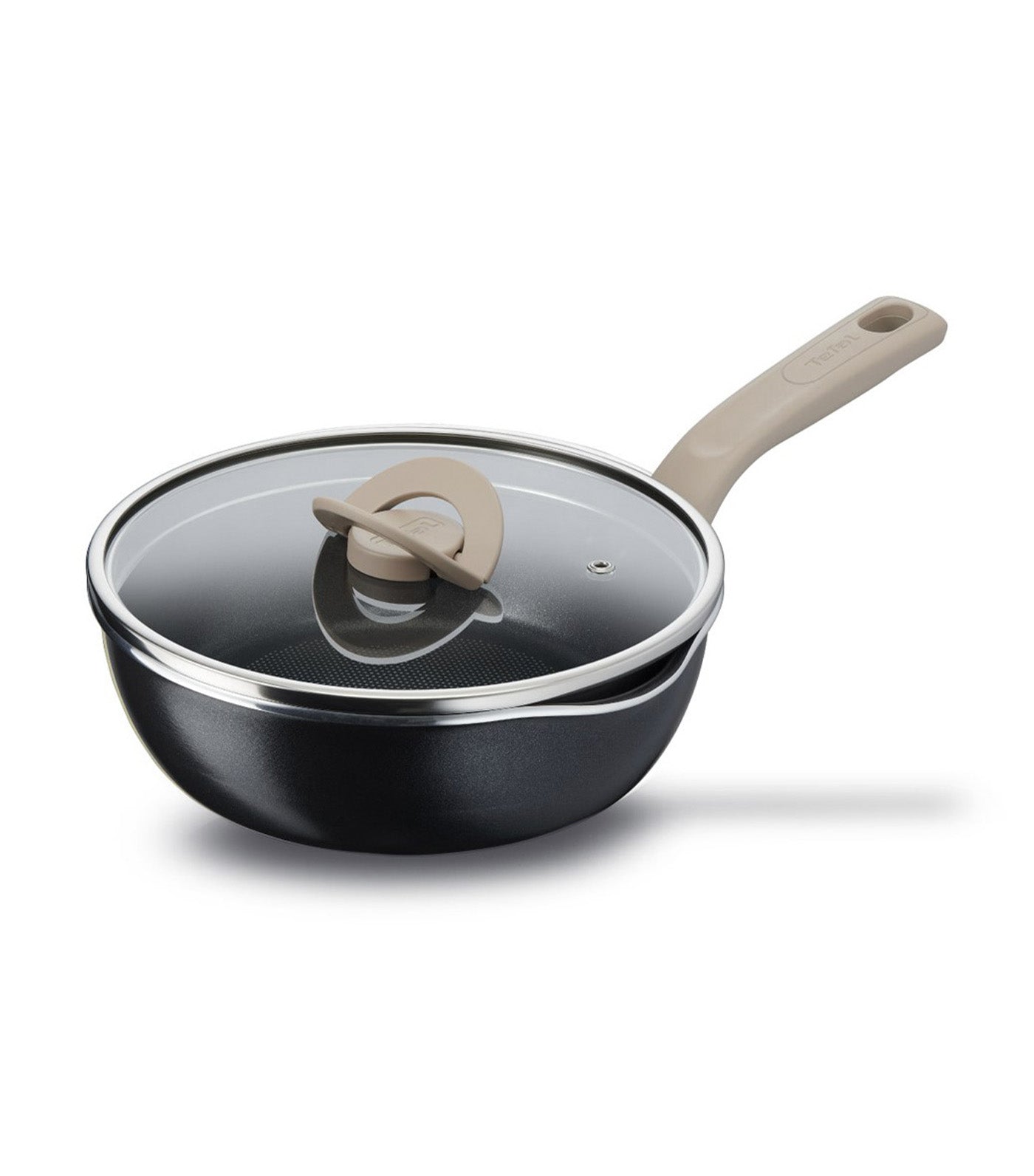 One-Pick-Pot-Pan with Lid 24cm Black