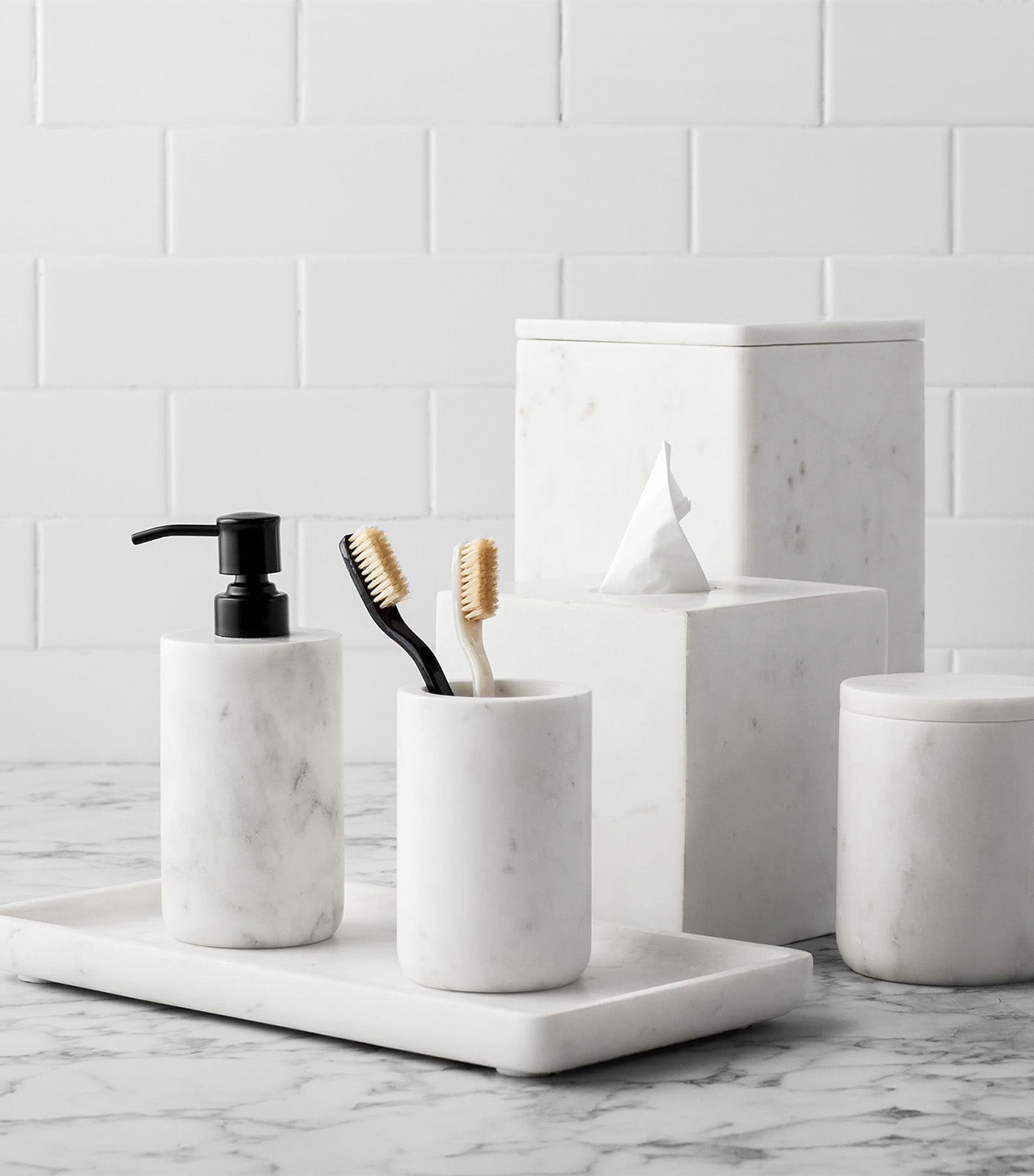 Marble Bathroom Accessories Frost