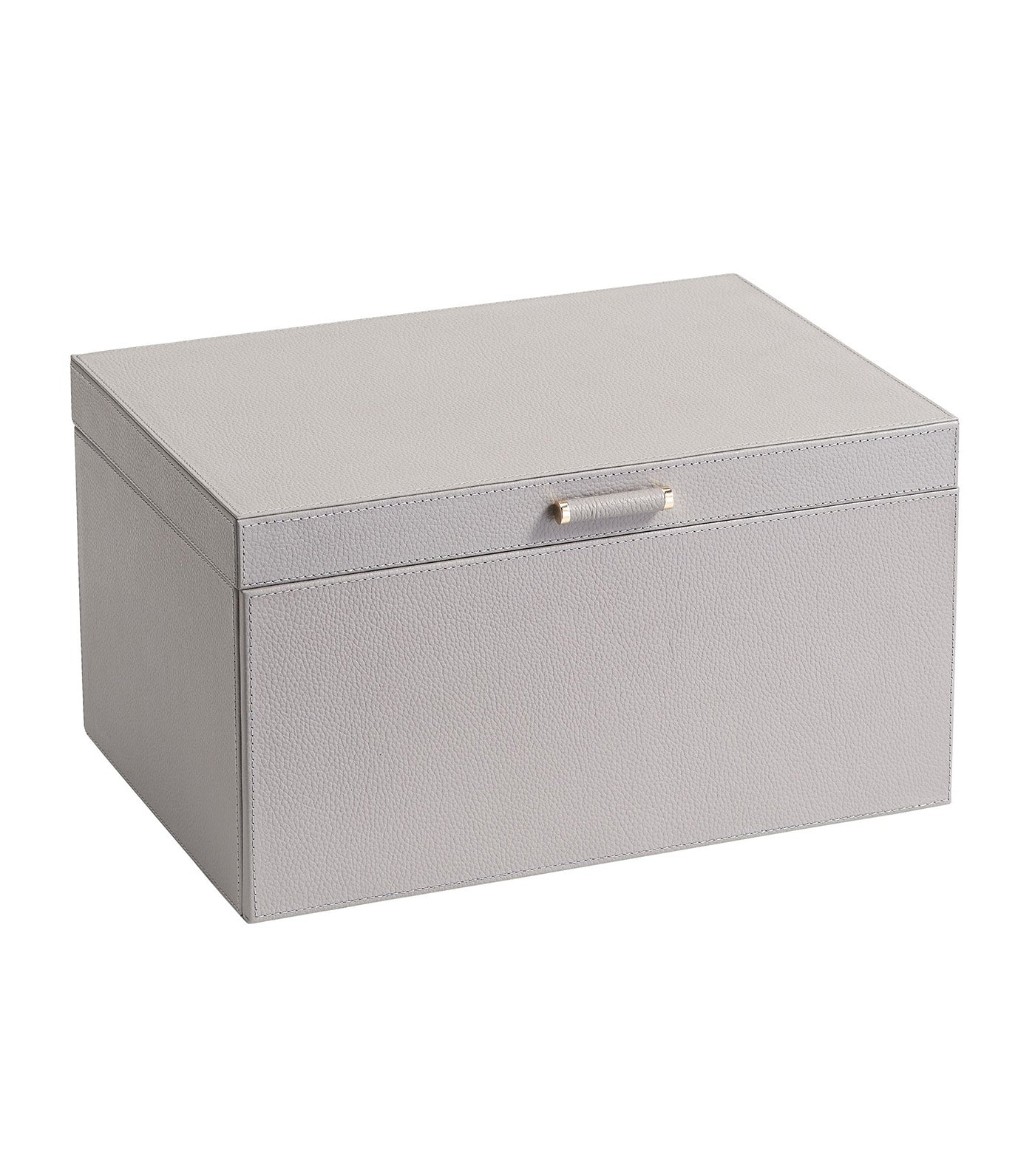 Quinn Jewelry Box - Foil Debossed Gray - Large