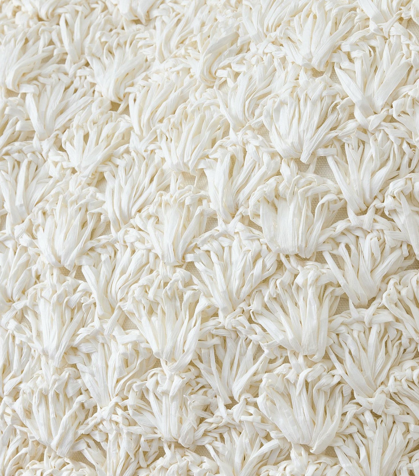 Shell Crochet Pillow Cover White - 20x20 inches