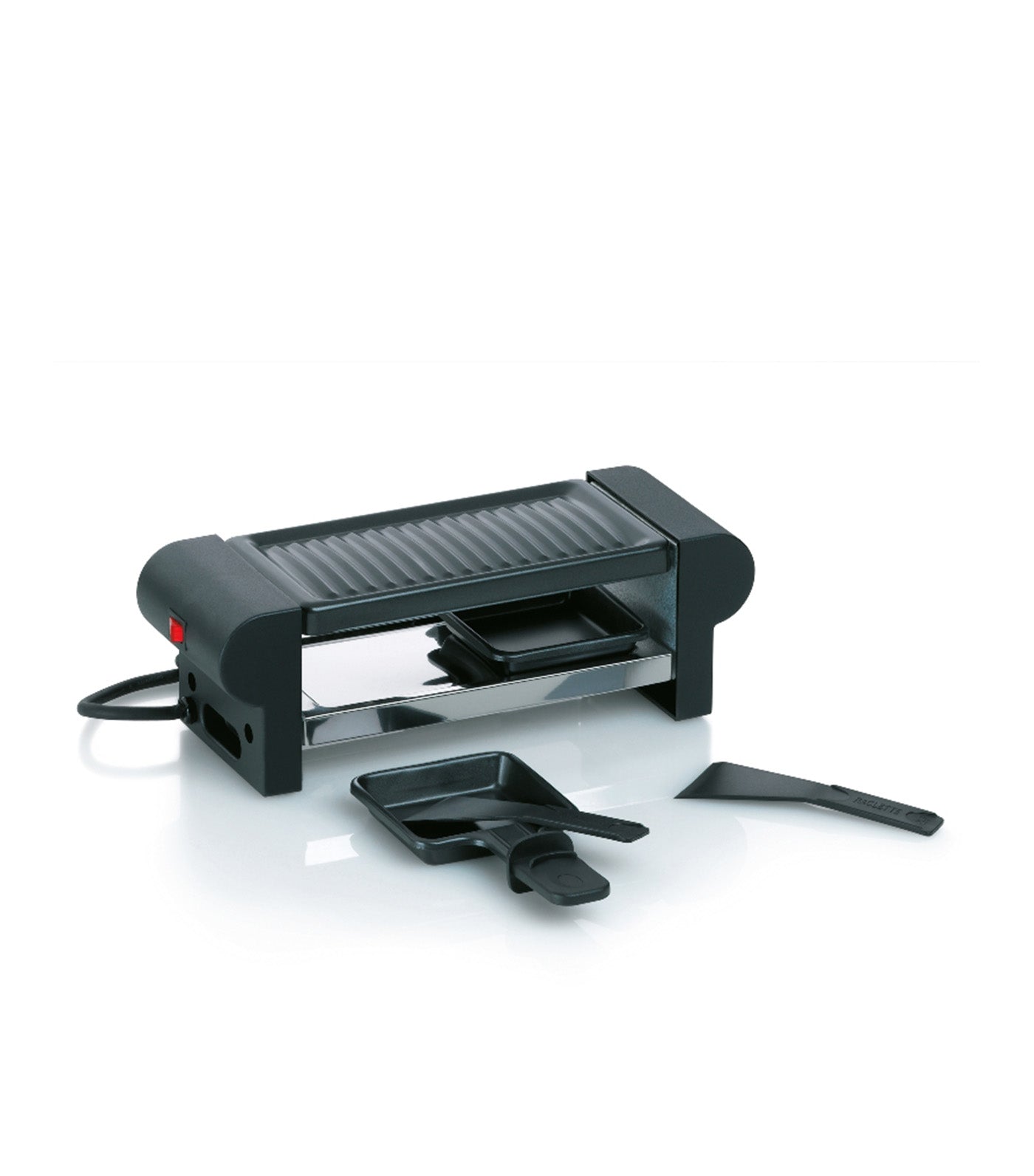 Raclette/Grill Plate Bernina Black