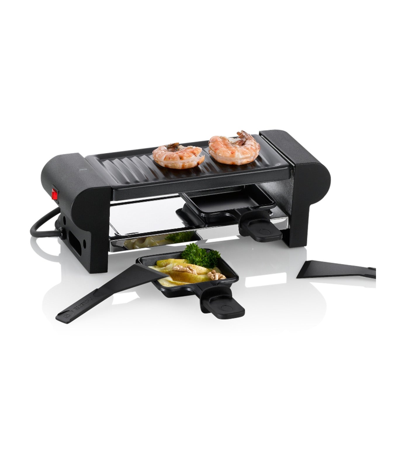 Raclette/Grill Plate Bernina Black