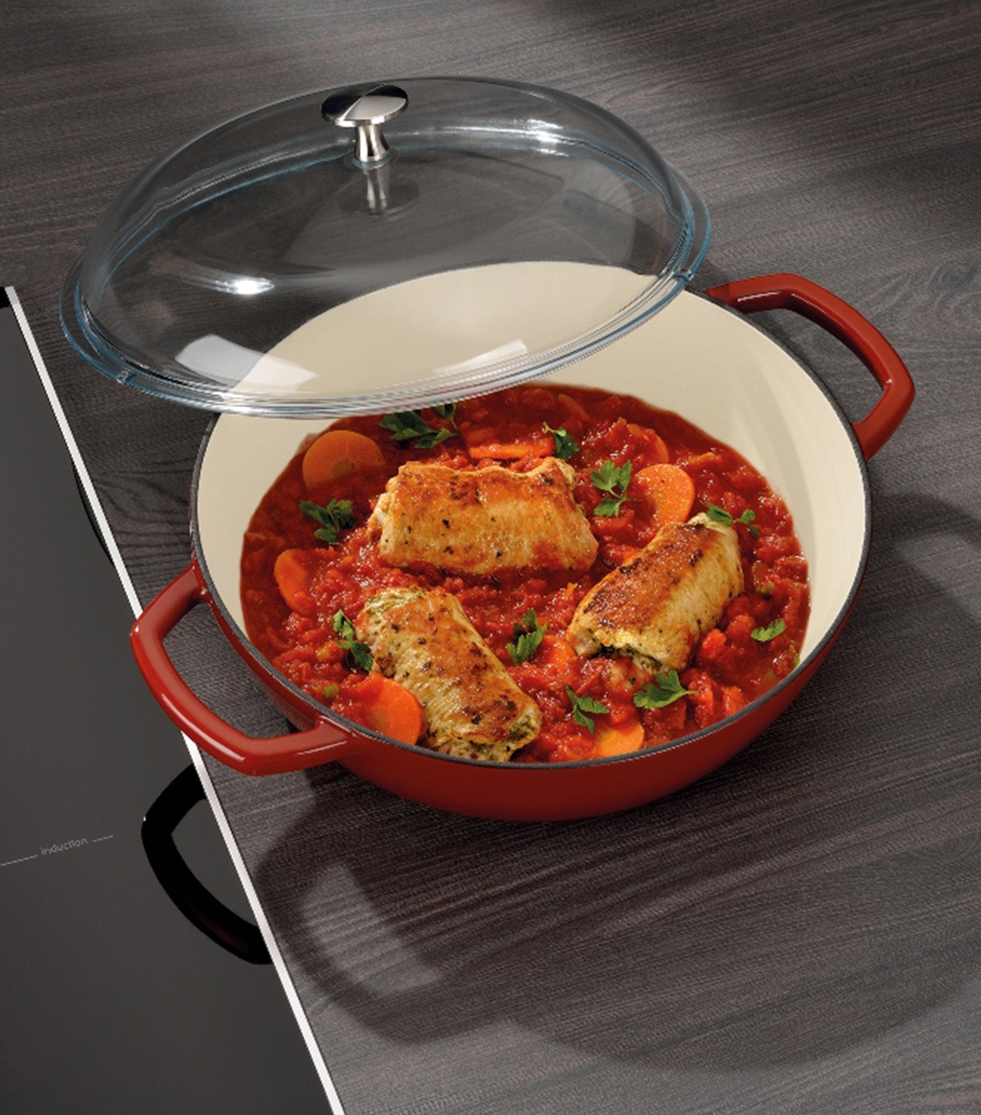 Country Frying Pan Calido Red