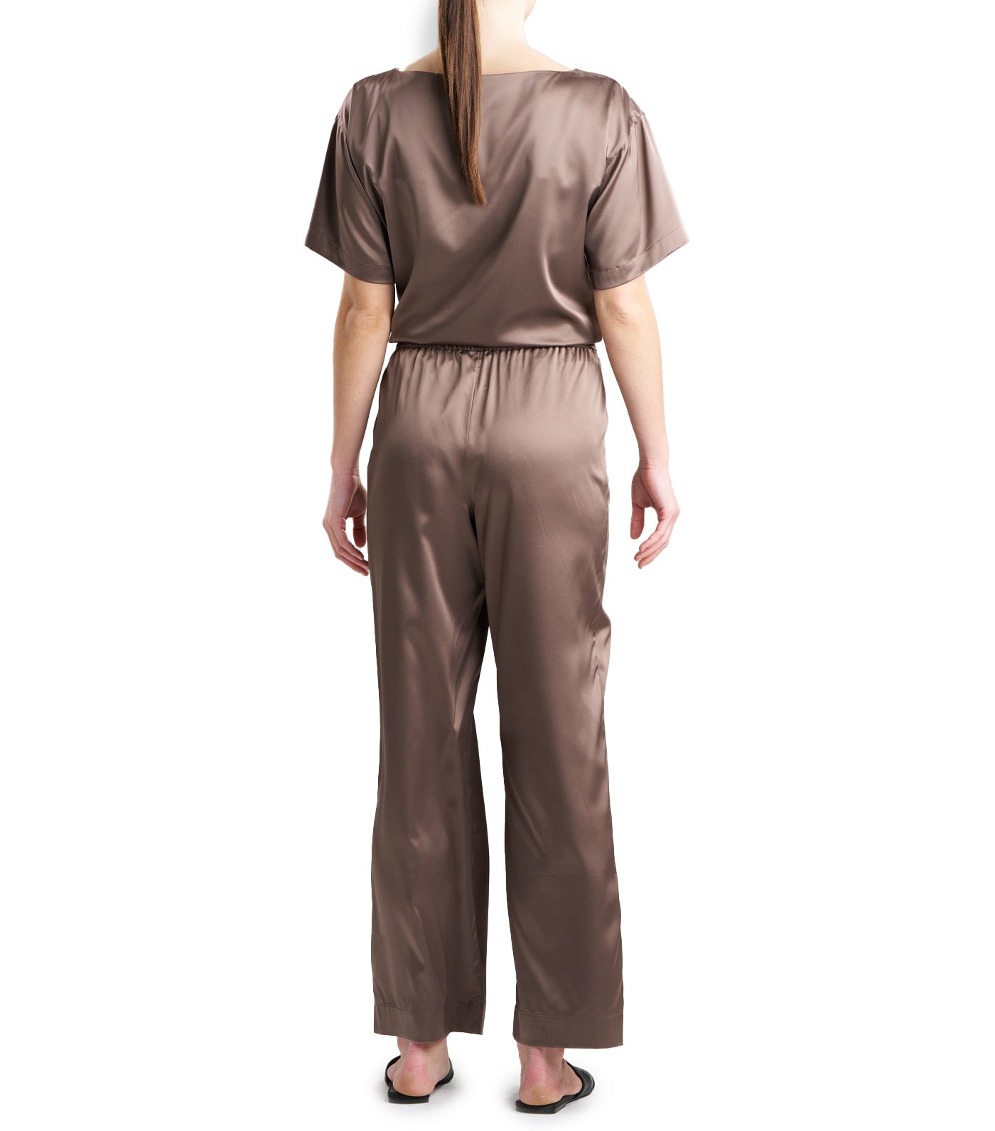 Glamour Straight Leg Pants Taupe