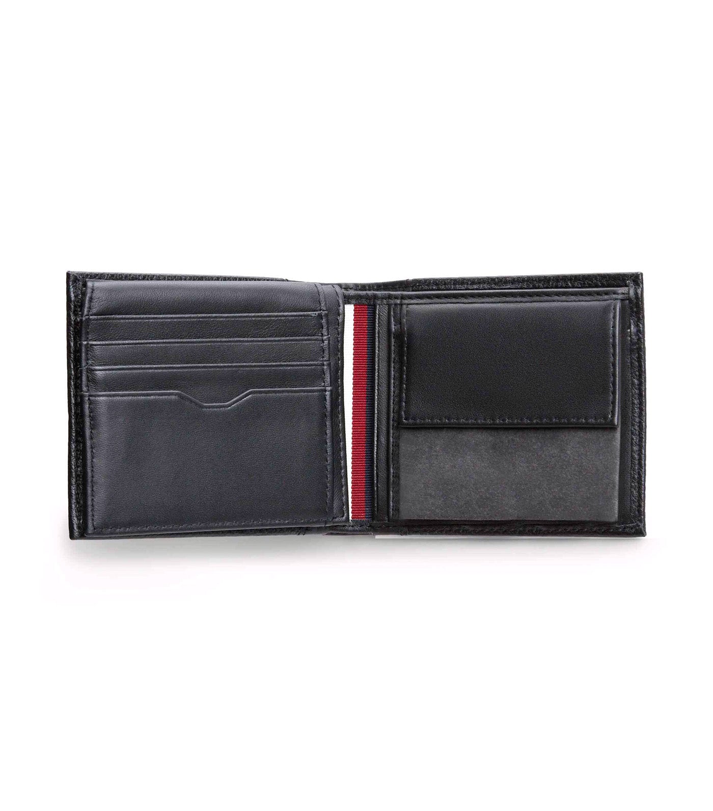 Men's Transit Flap Card and Coin Wallet Black