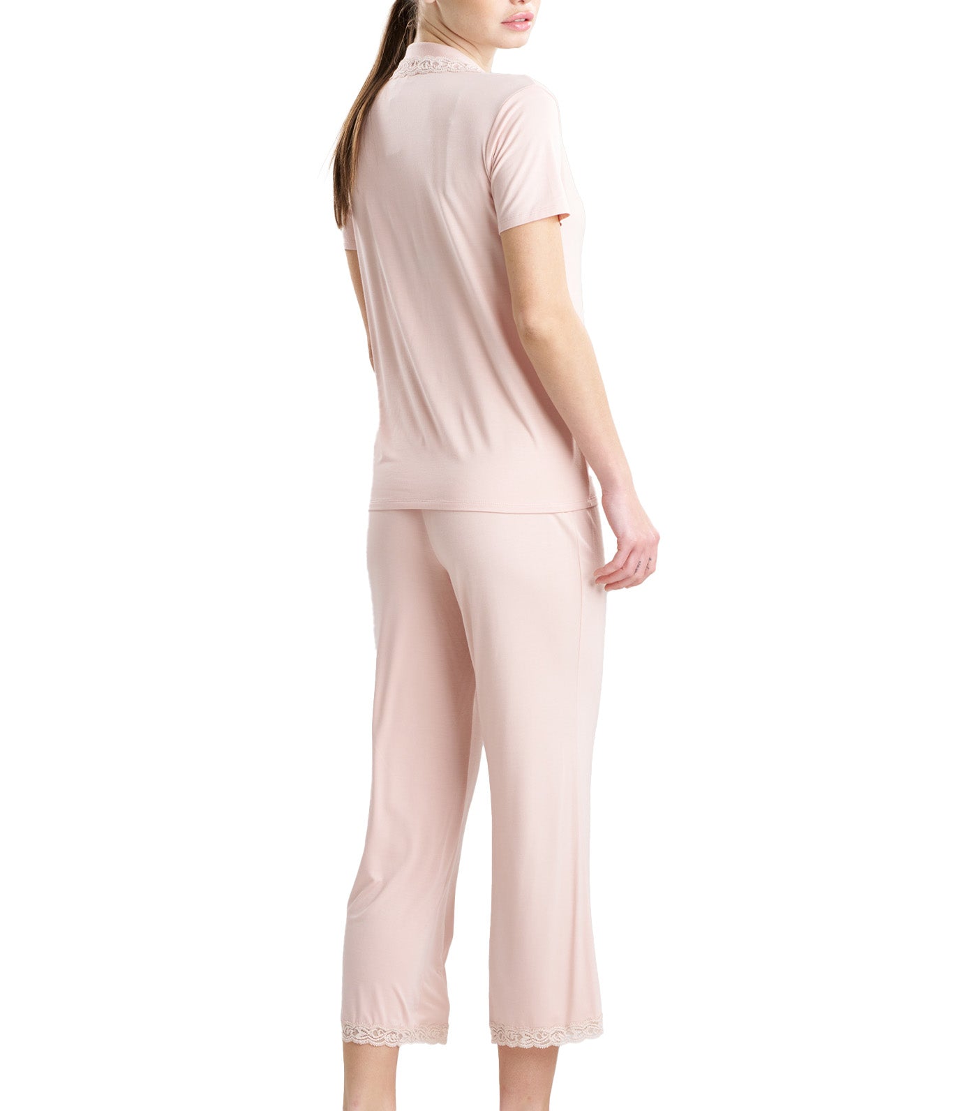 Feathers Essentials Pajama Set Cameo Rose