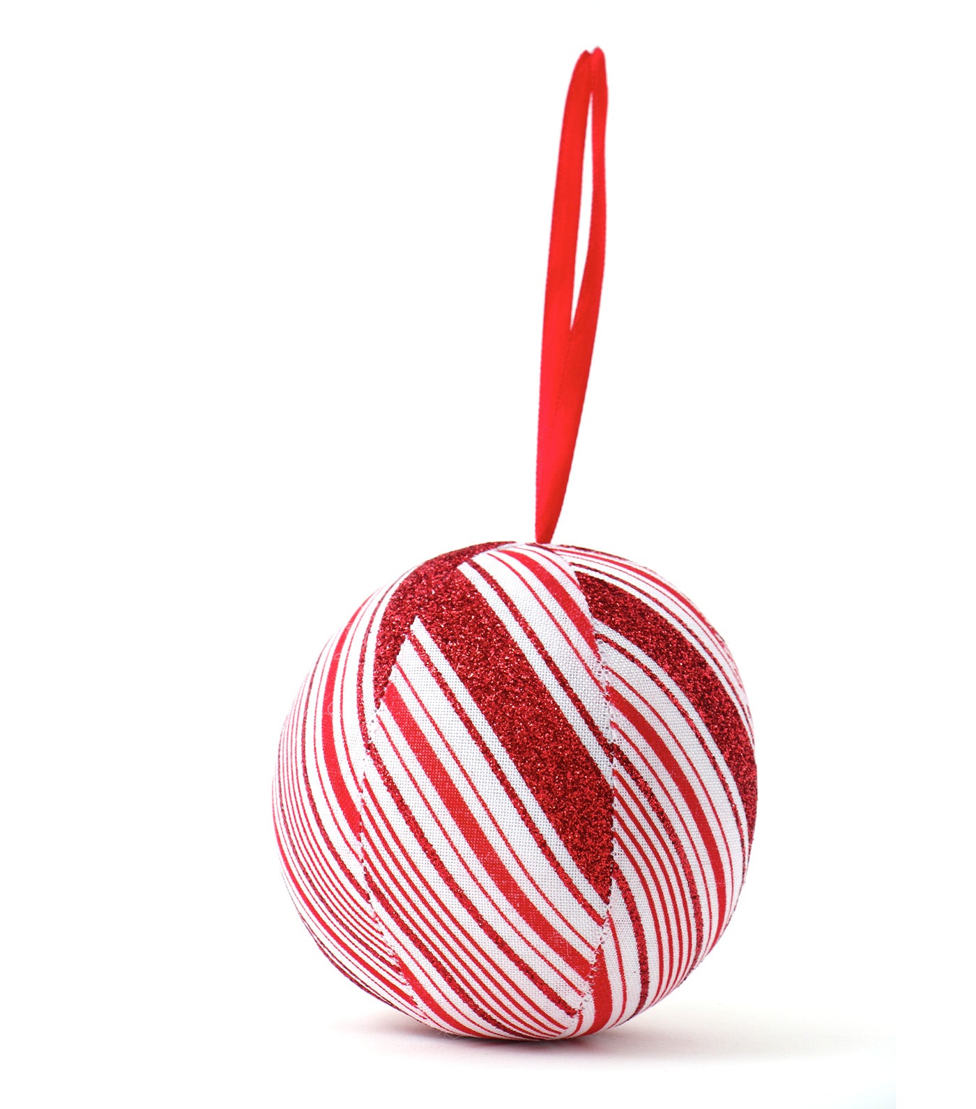 Candy Cane Ball 4"