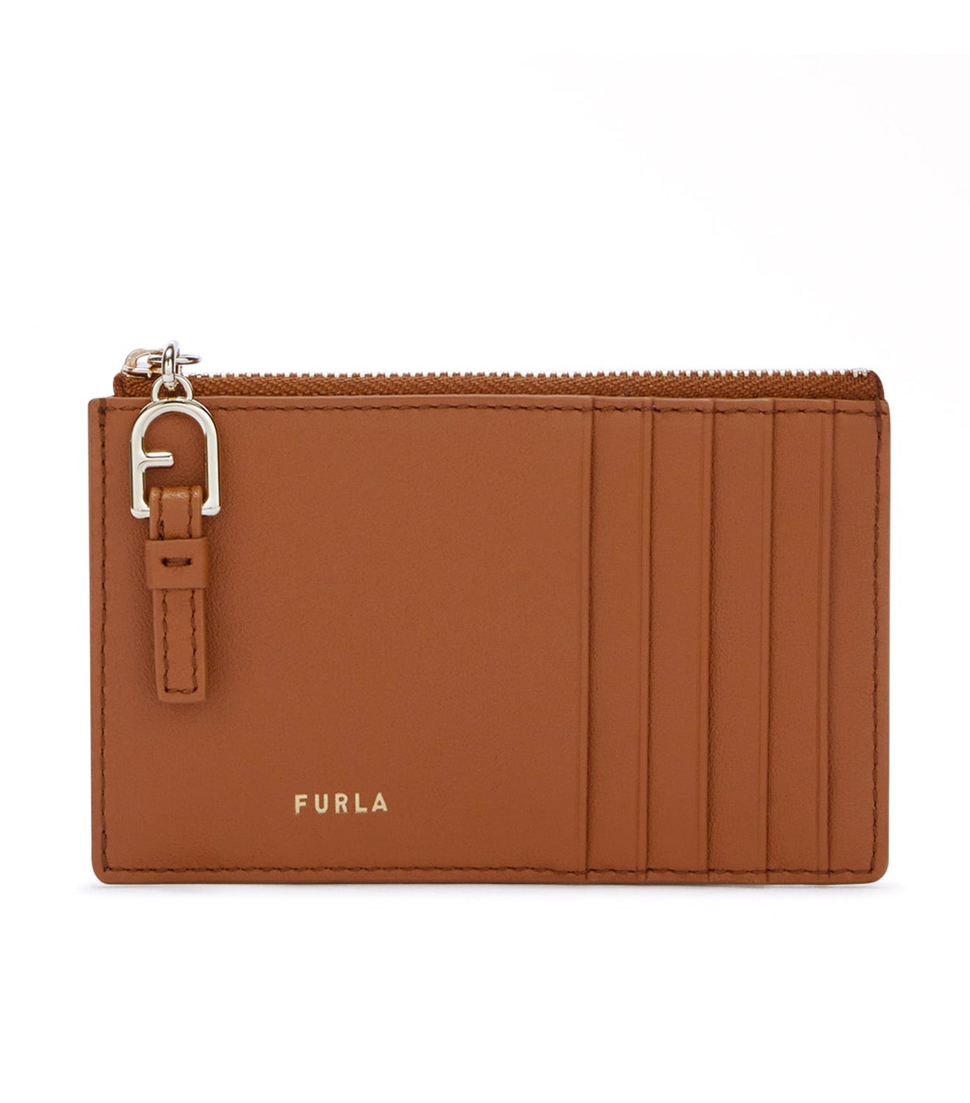 Nuvola M Card Case Brandy