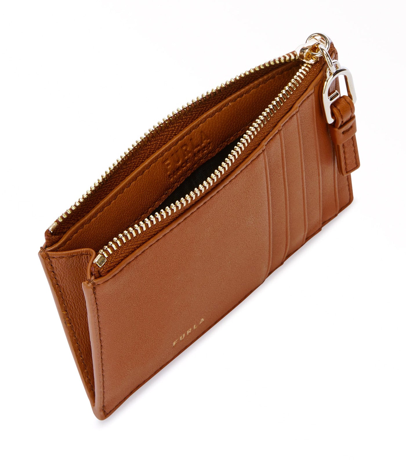 Nuvola M Card Case Brandy