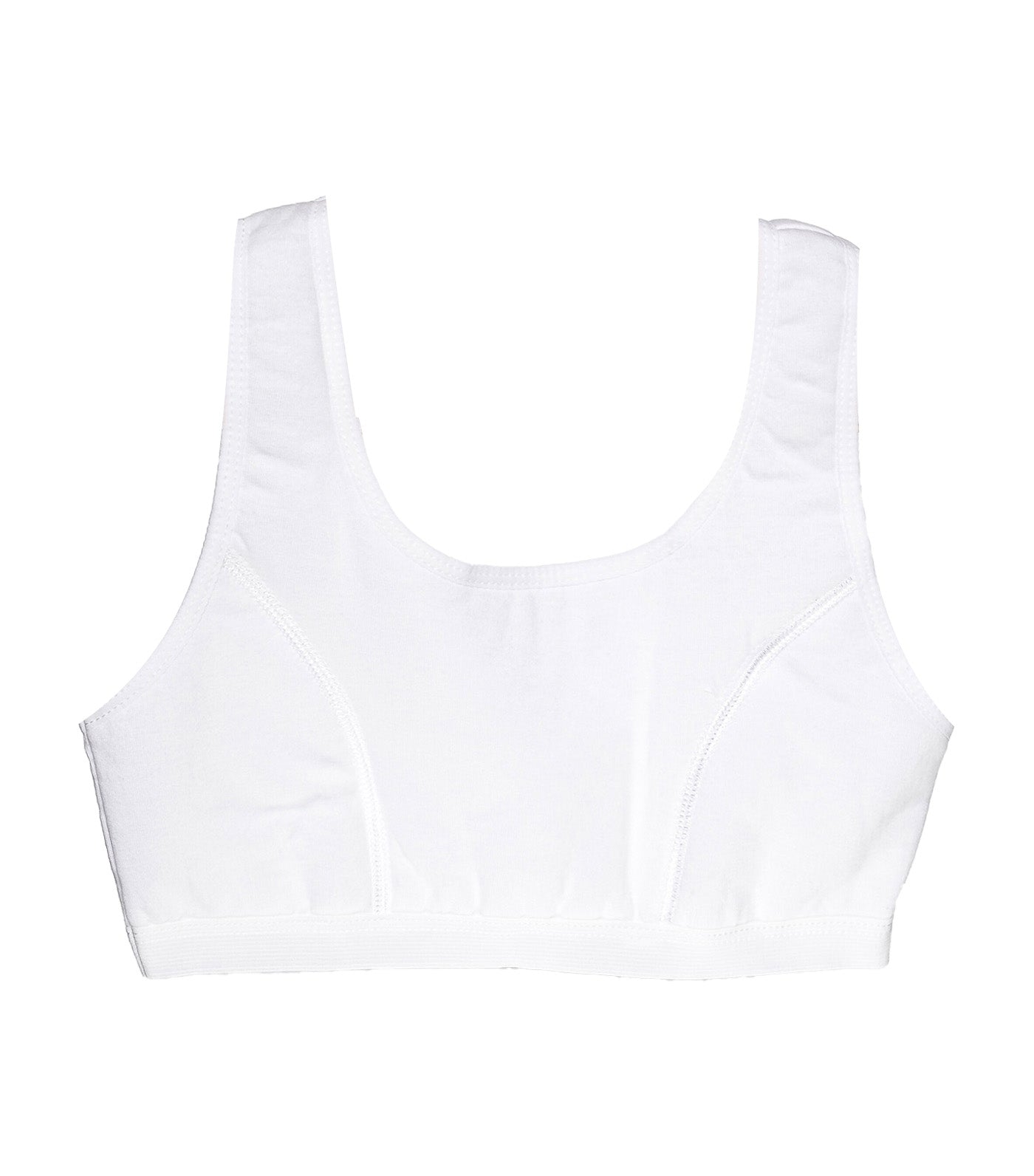 U-Neck Half Sando Bra - White
