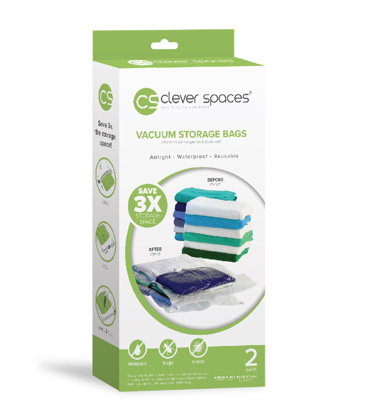 Vacuum Storage Bags - Box of 2