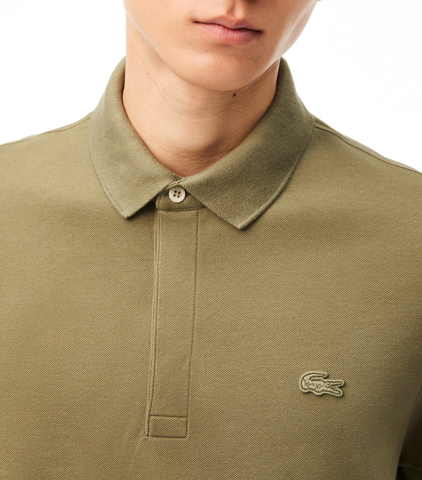 Paris Polo Shirt Regular Fit Stretch Cotton Piqué Khaki