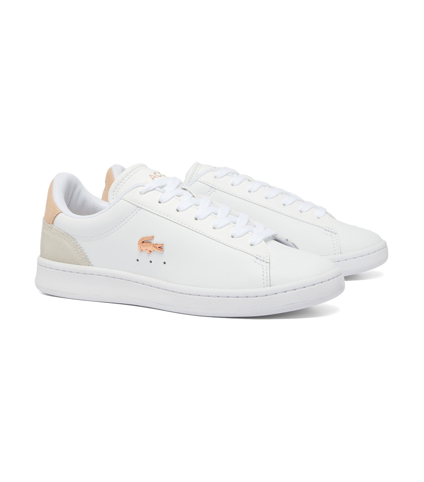 Lacoste Women s Carnaby Set Trainers White Light Pink Rustan s