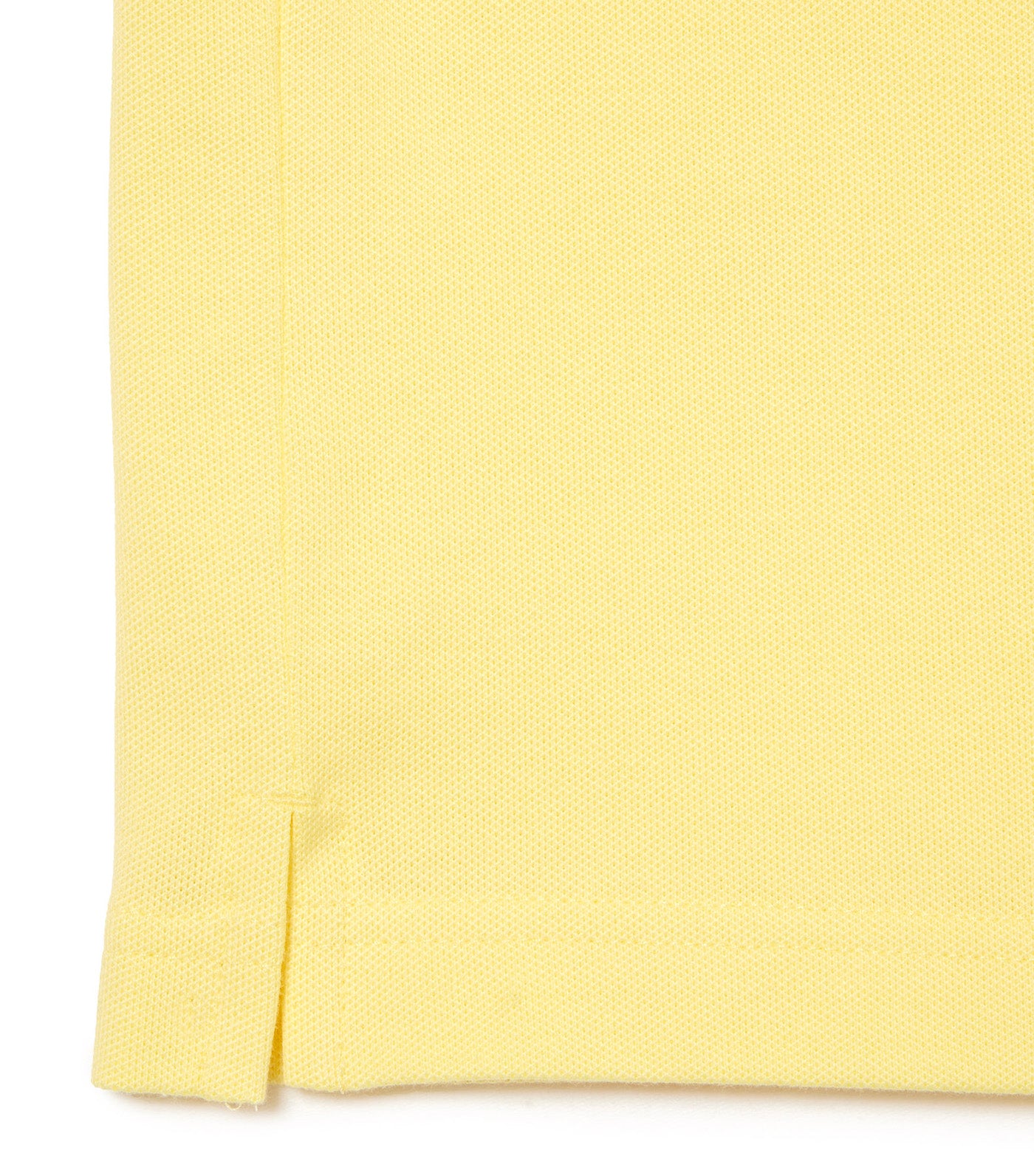 Slim Fit Stretch Piqué Polo Shirt Yellow