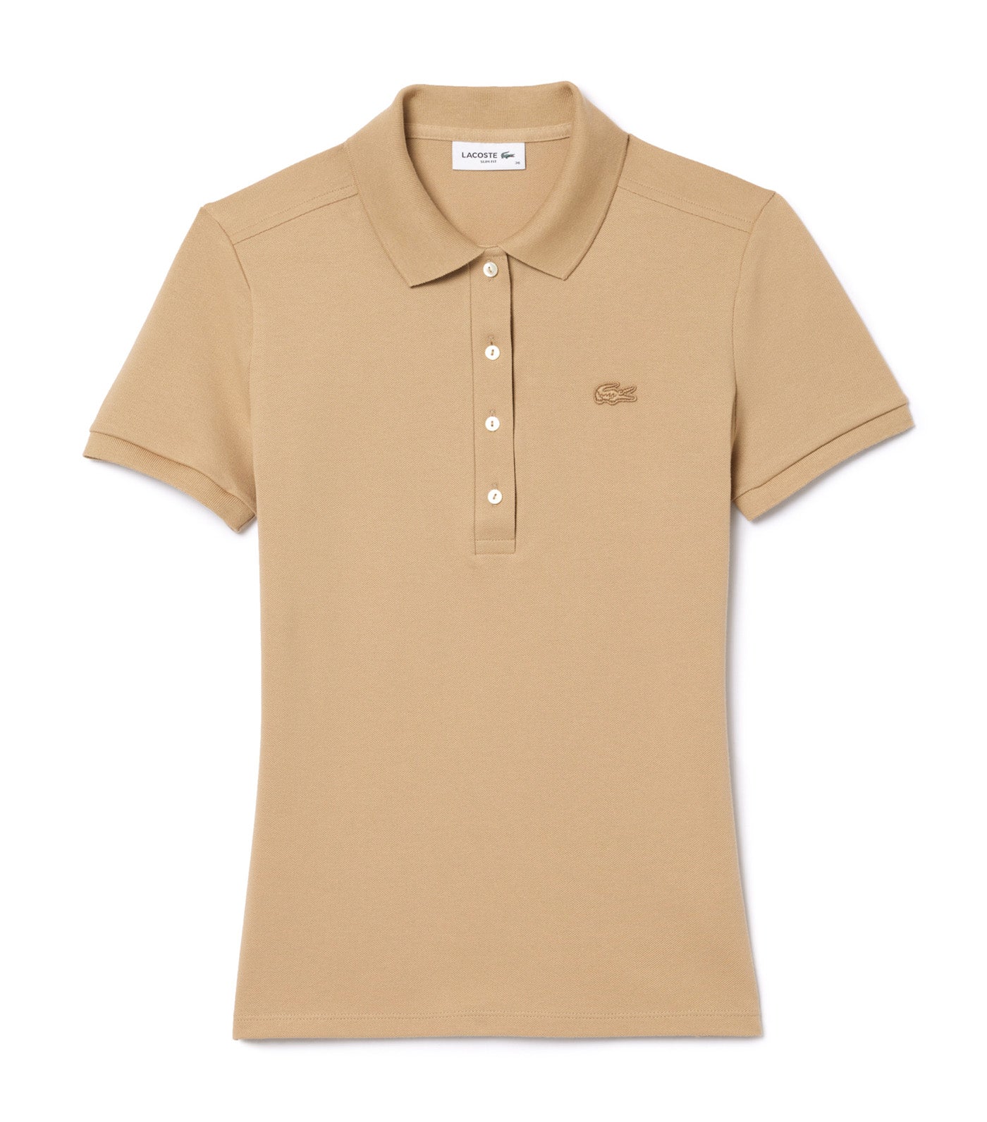 Stretch Cotton Piqué Polo Shirt Viennese