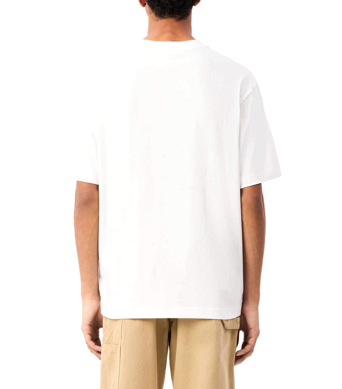 Loose Fit Jersey Print T-Shirt White