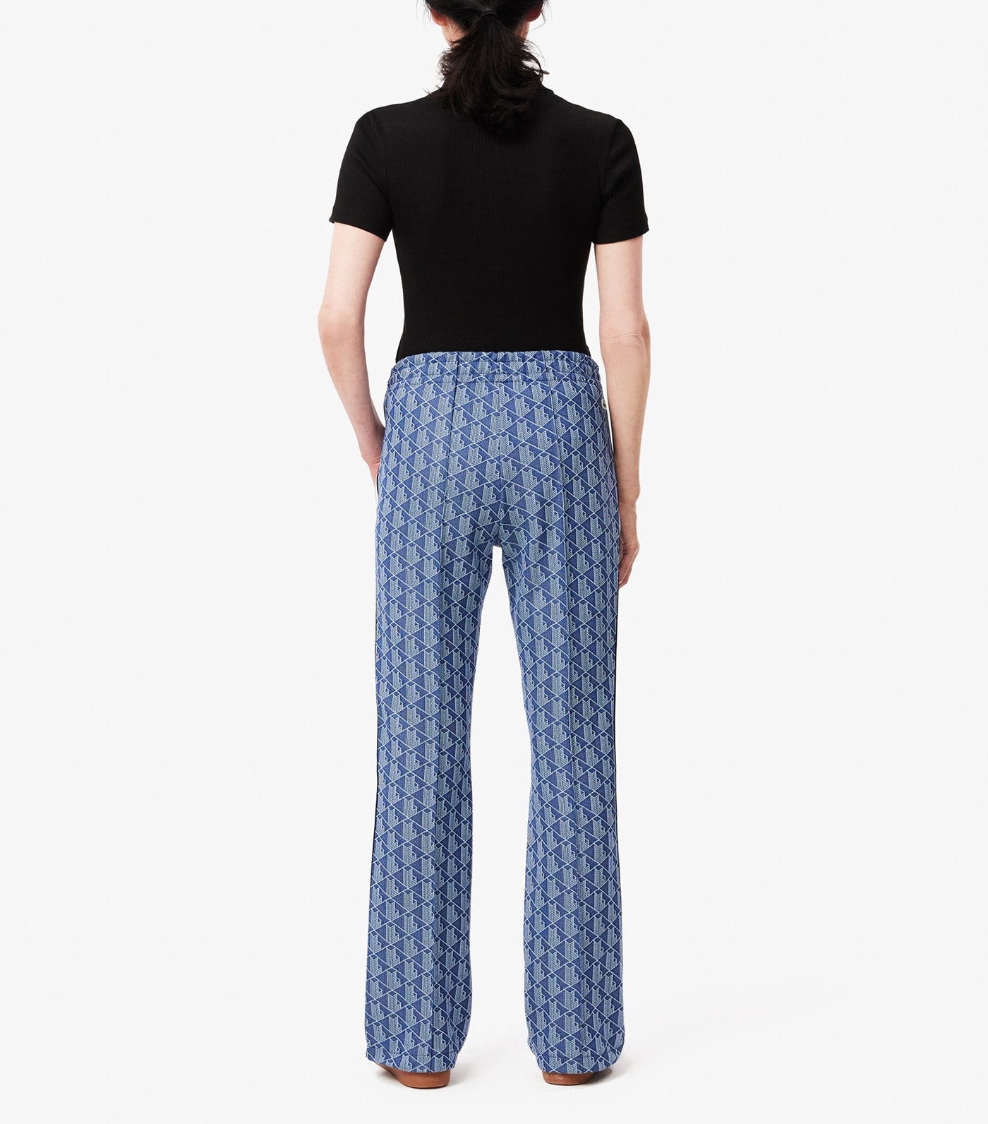 Women's Lacoste Monogram Print Trackpants Globe/Overview