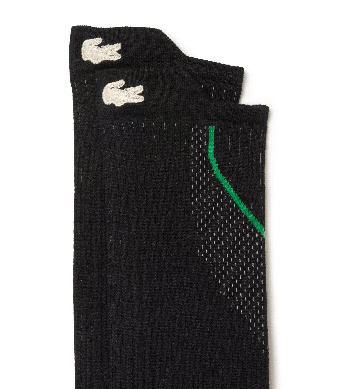 Mid-Calf Cotton Socks Black/Croissant-Lawn