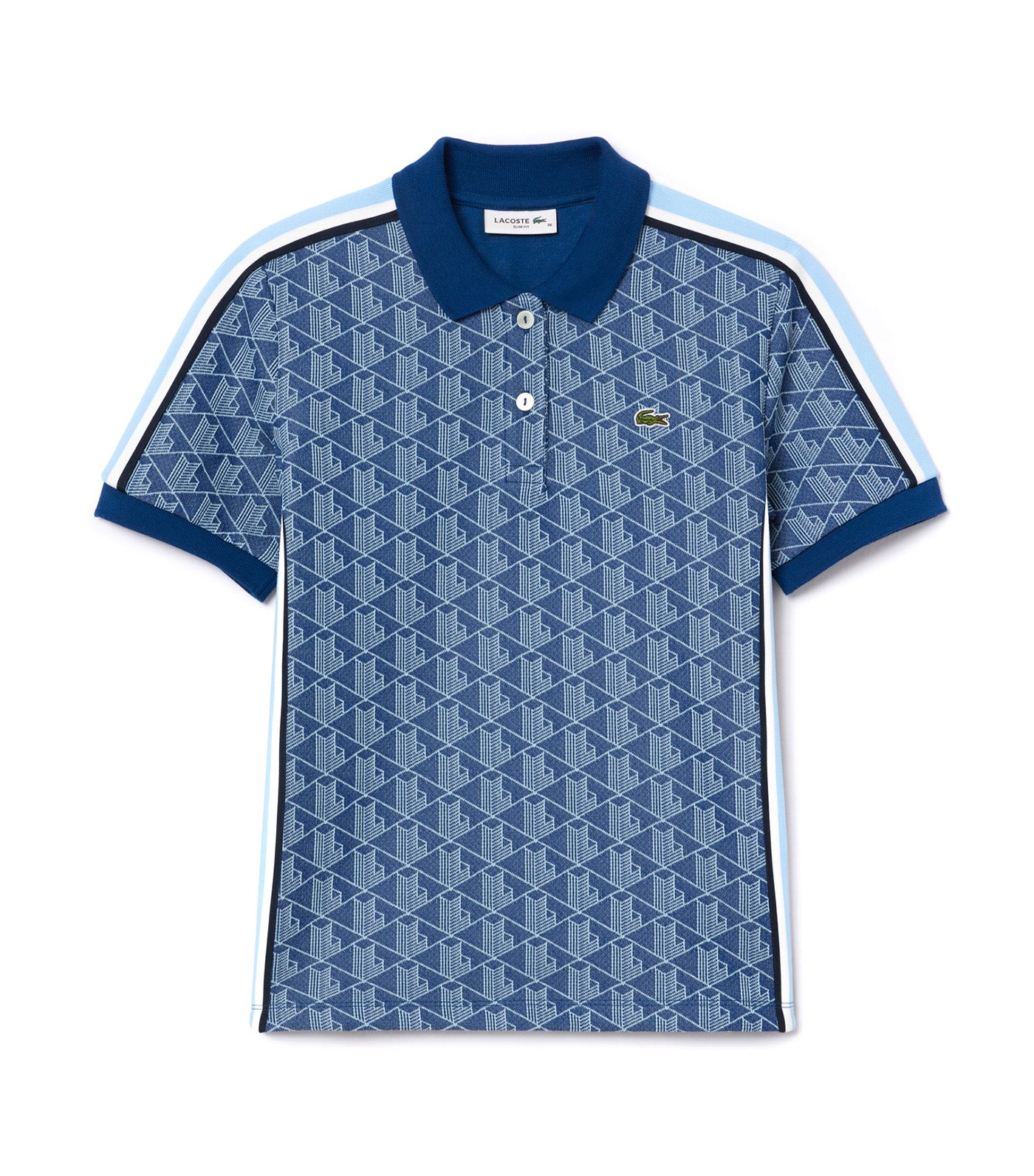 Jacquard Monogram Polo Shirt Globe/Overview