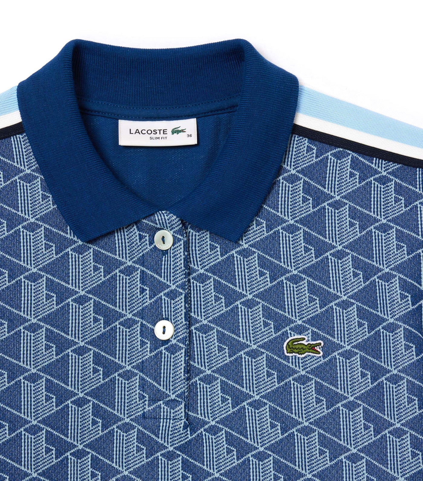 Jacquard Monogram Polo Shirt Globe/Overview