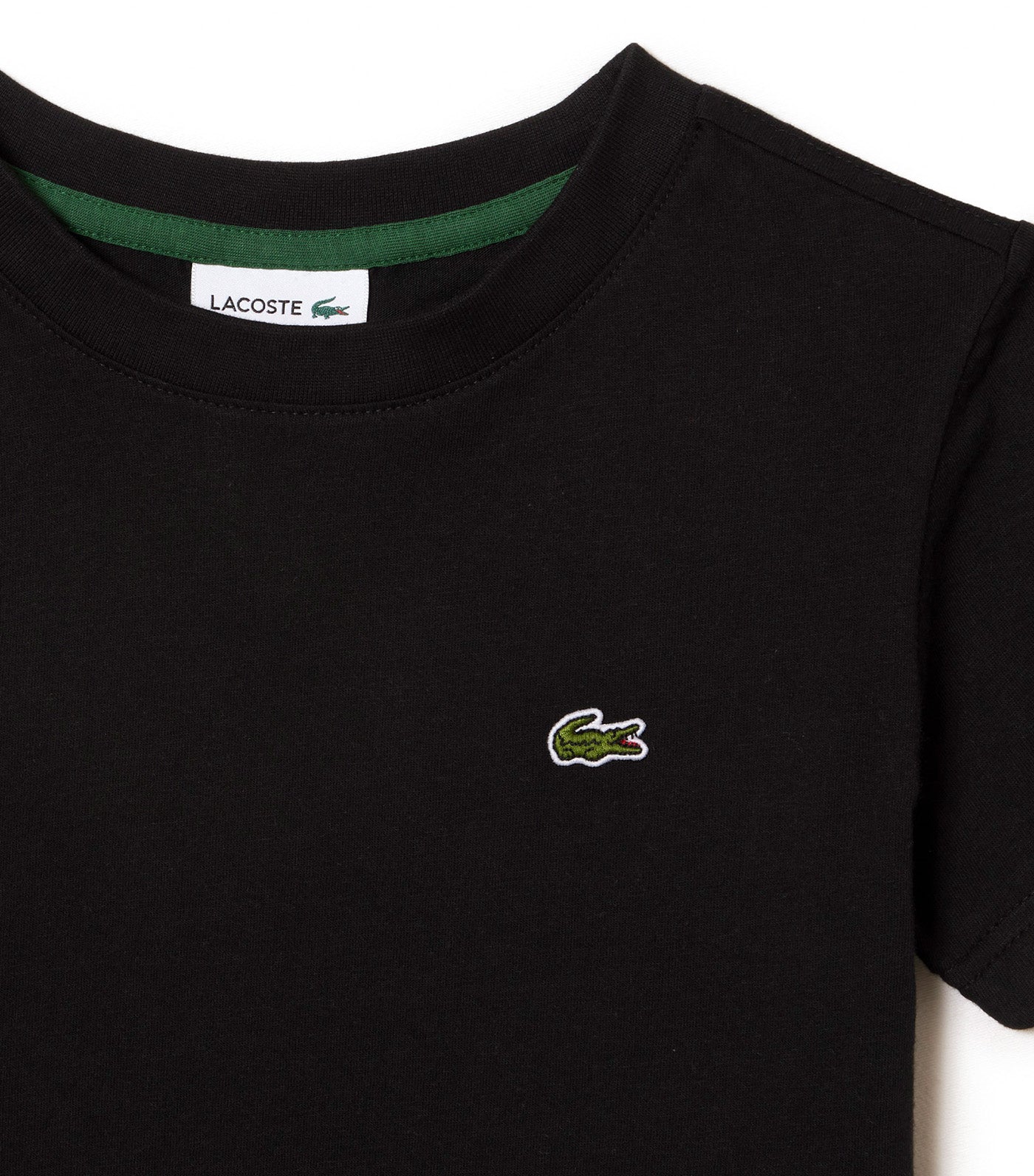 Lacoste Plain Cotton Jersey T-Shirt Black | Rustan's
