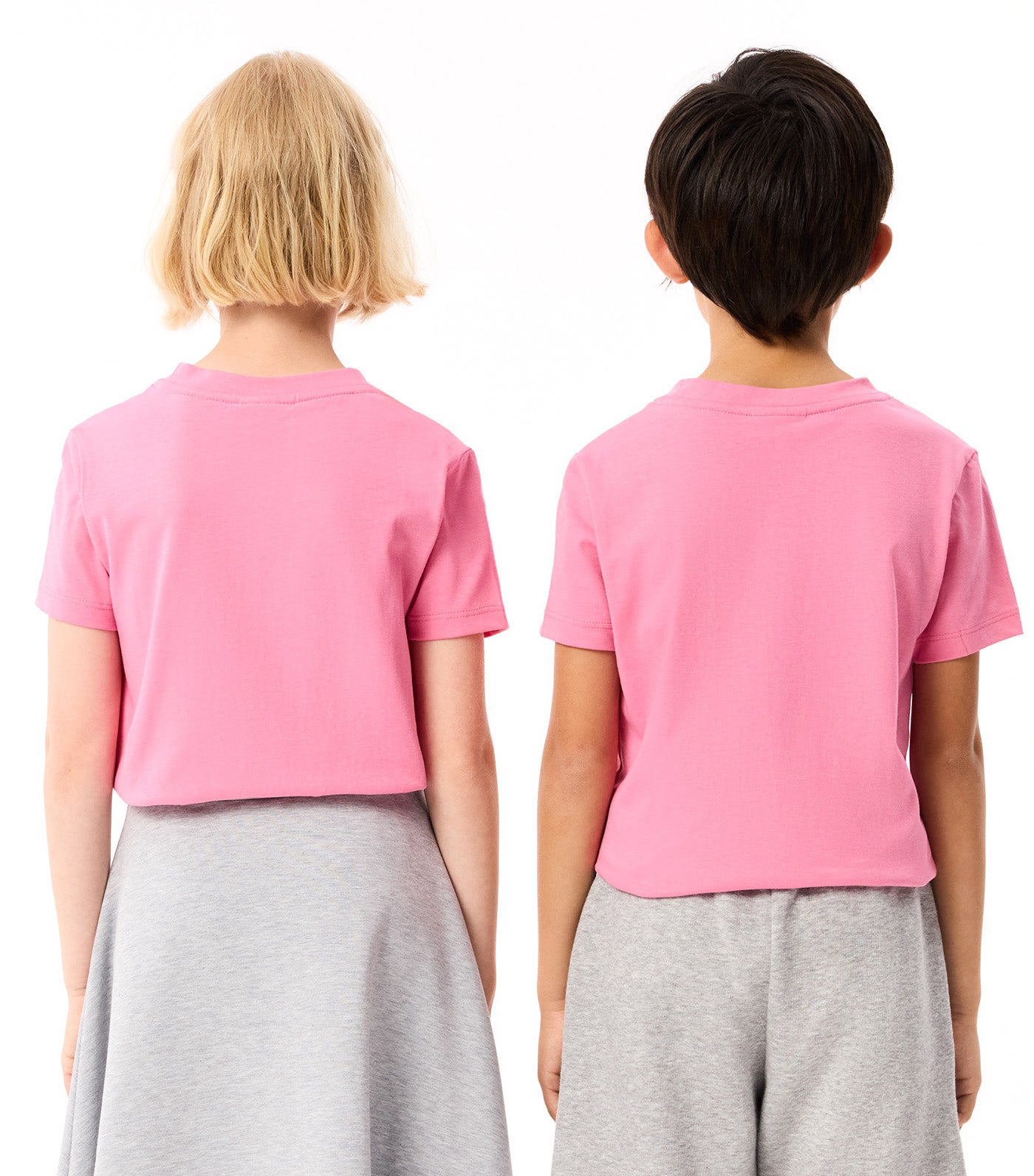 Plain Cotton Jersey T-Shirt Reseda Pink