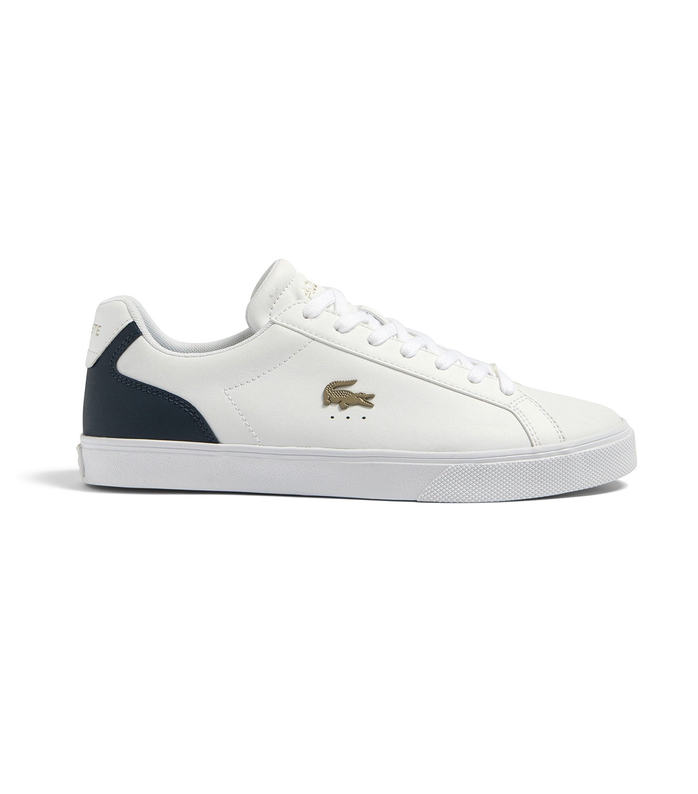 Men's Lacoste Lerond Pro Leather Trainers White/Navy