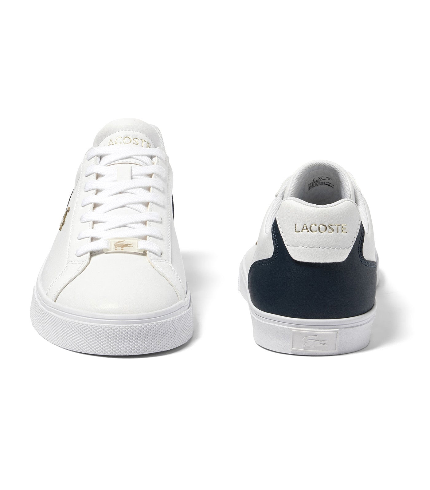 Men's Lacoste Lerond Pro Leather Trainers White/Navy