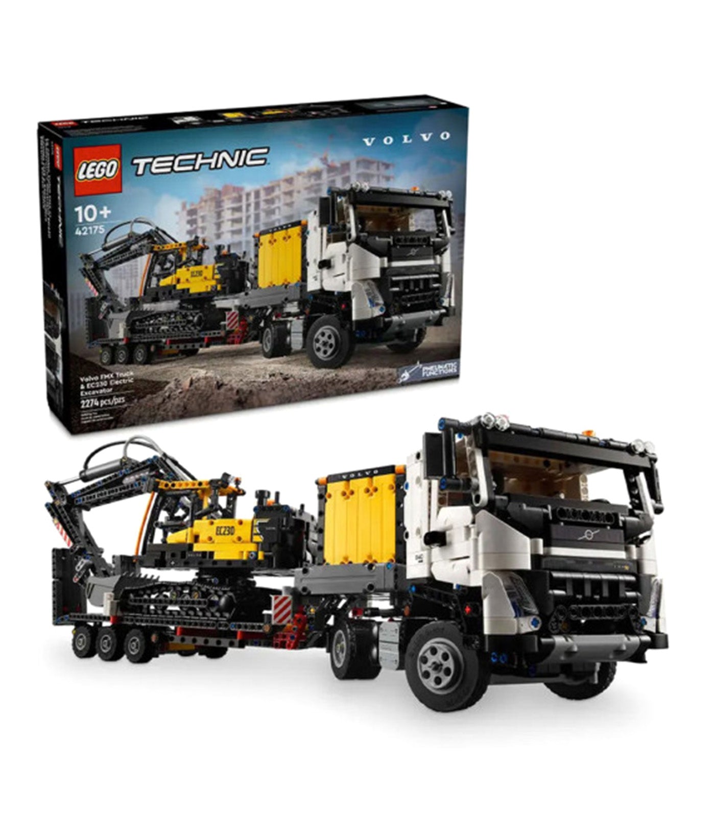 Technic™ Volvo FMX Truck & EC230 Electric Excavator