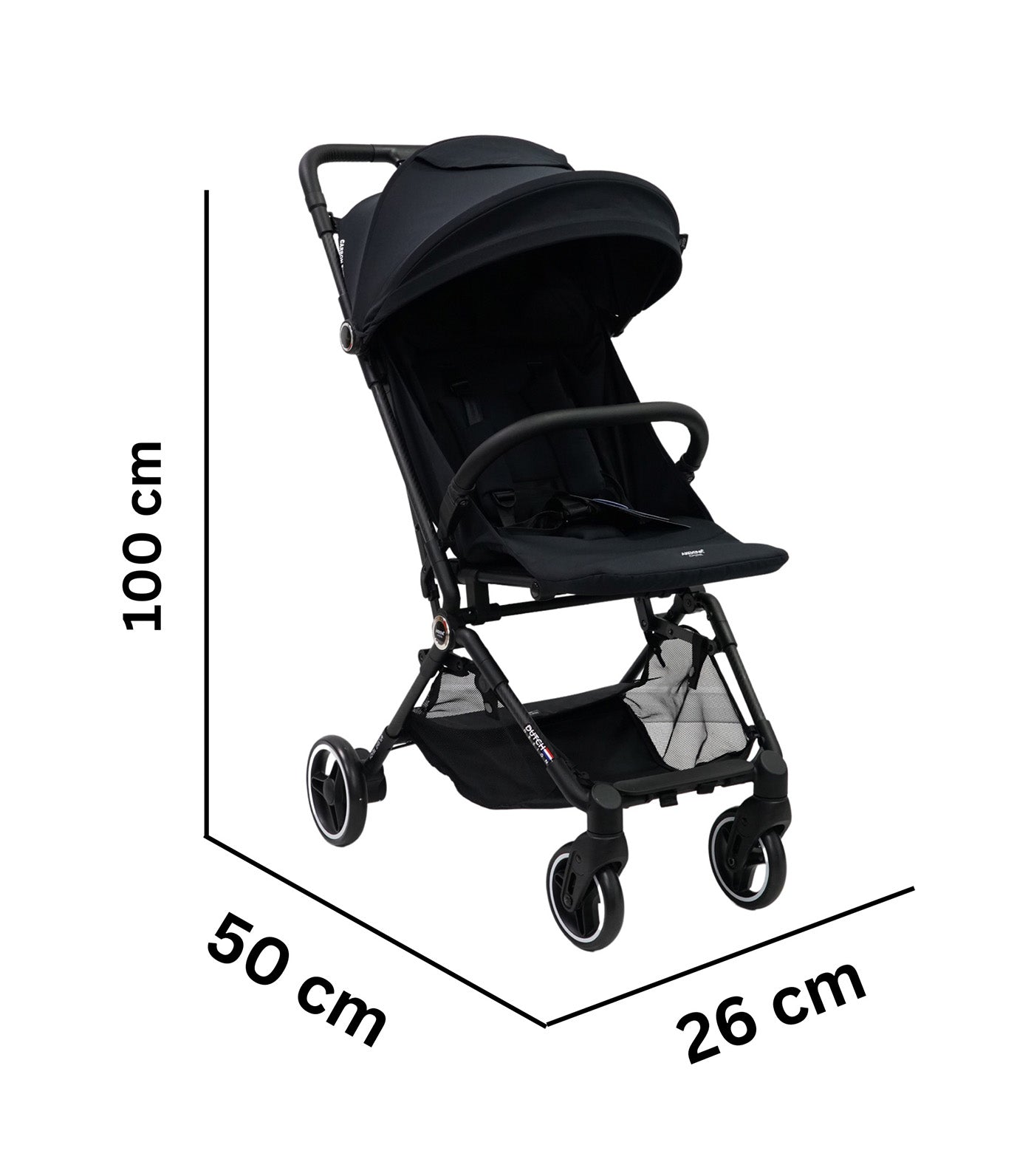 Carbon Fiber Stroller Black