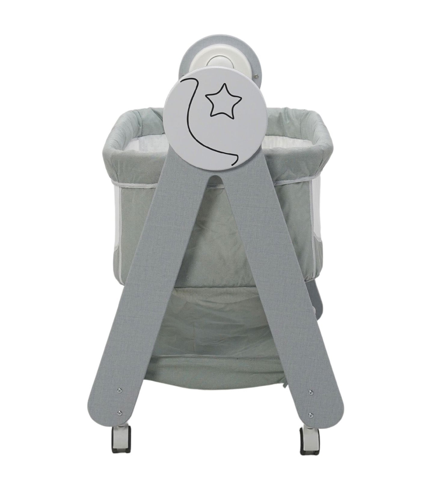 Classique Autosway Swing Crib Light Gray