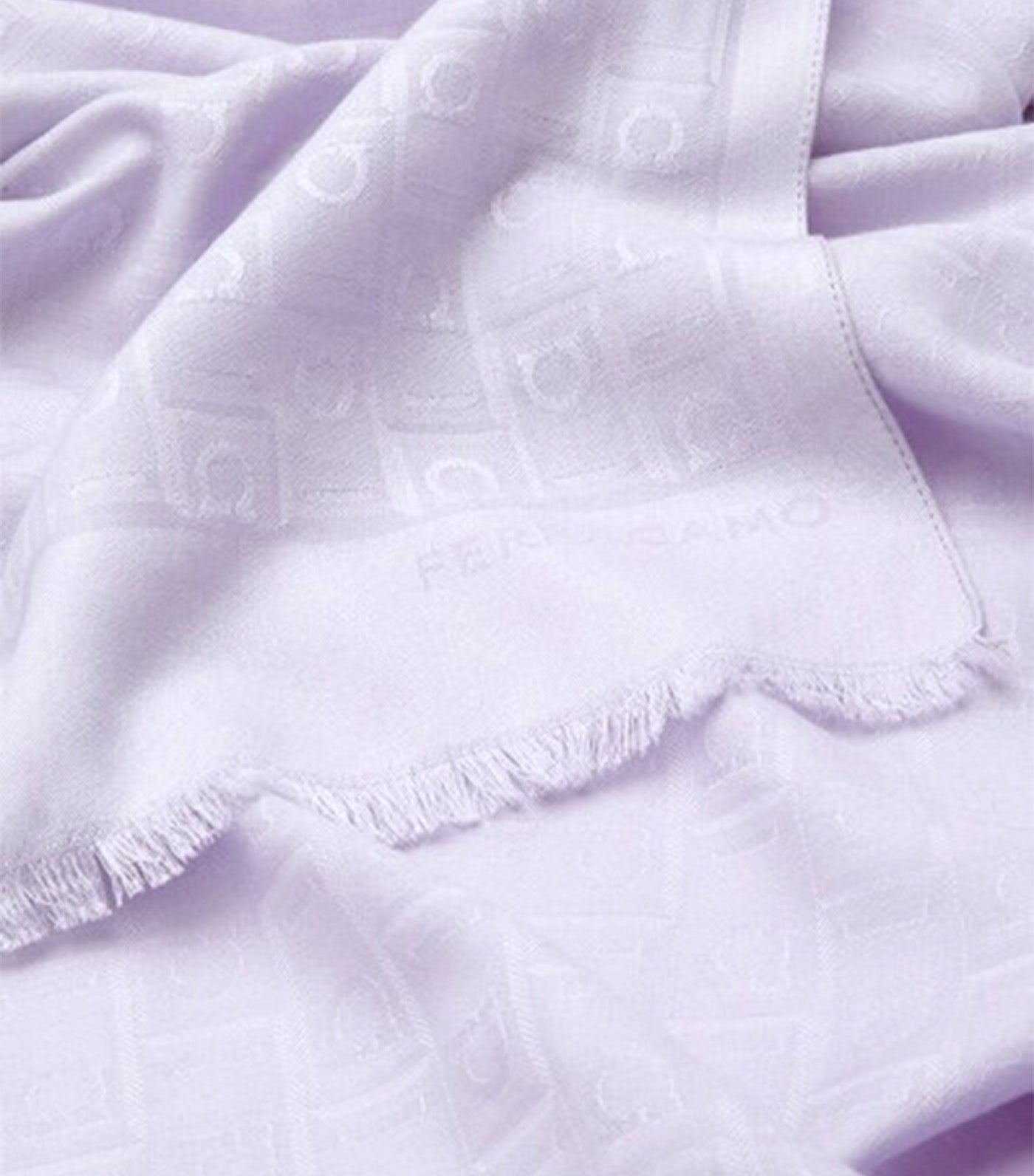 Monogram Jacquard Stole Lavender