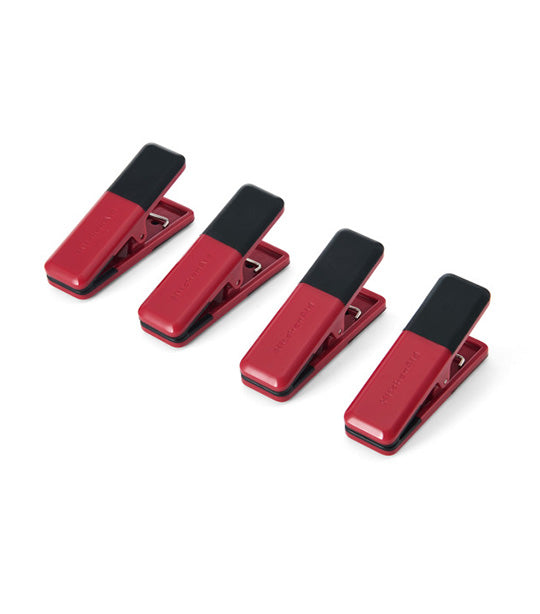 4pc Small Kitchen Clips Set – Empire Red