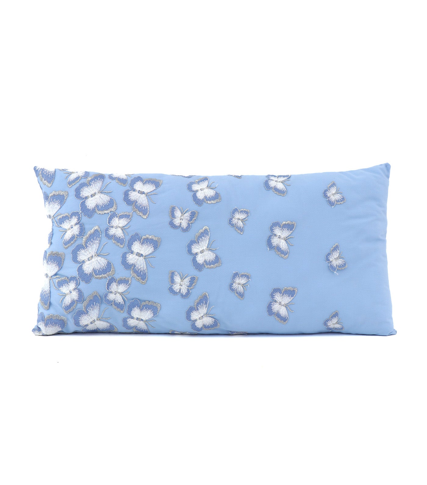 Butterly Pillow 12in x 24in Blue