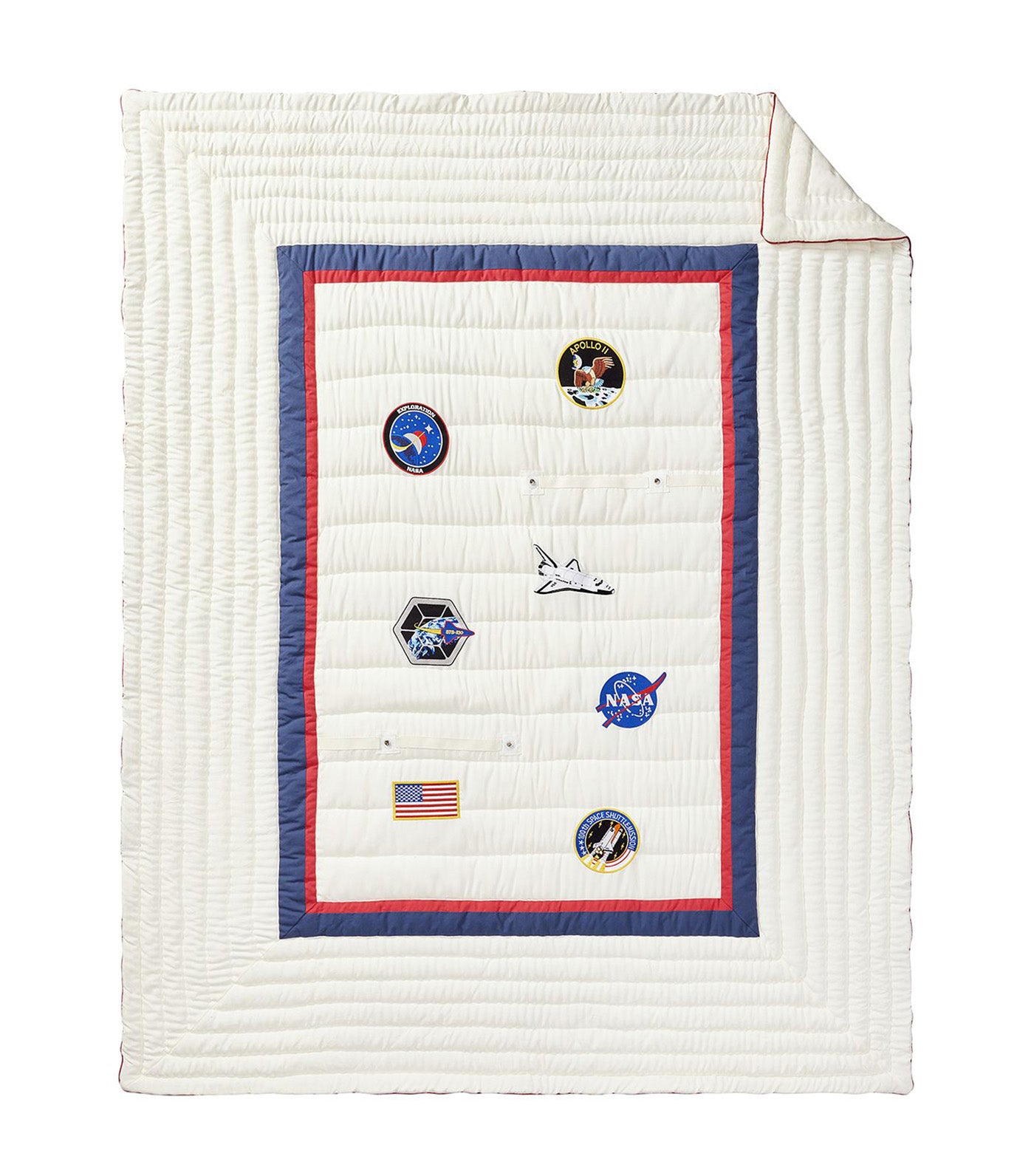 Astronaut Puffer Quilt and Shams