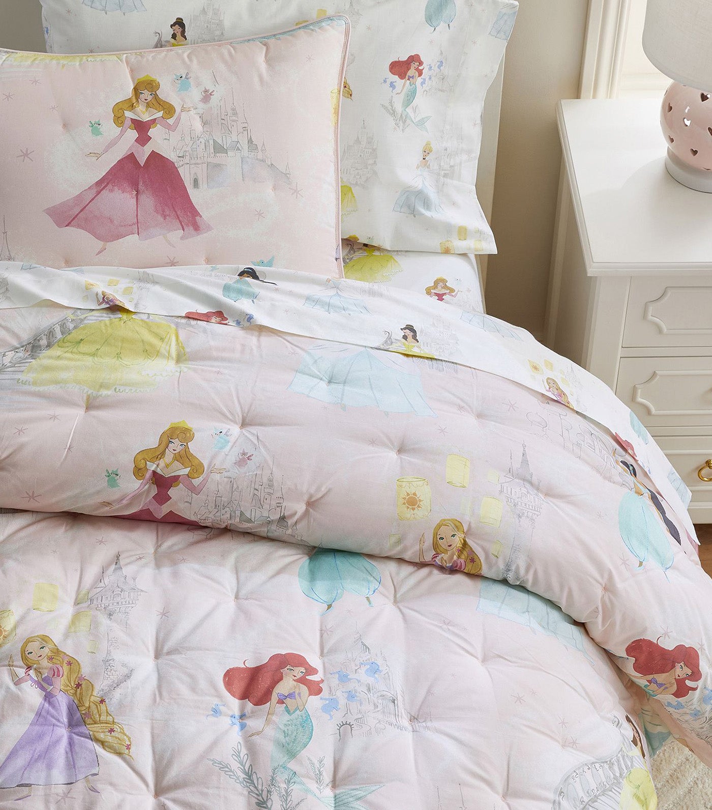 Disney Princess Castles Comforter and Shams