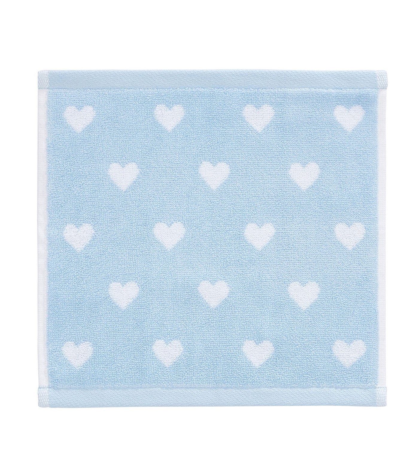 Heart Bath Towel Collection Porcelain Blue