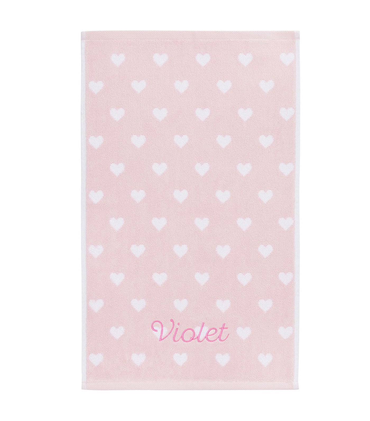 Heart Bath Towel Collection Pearl