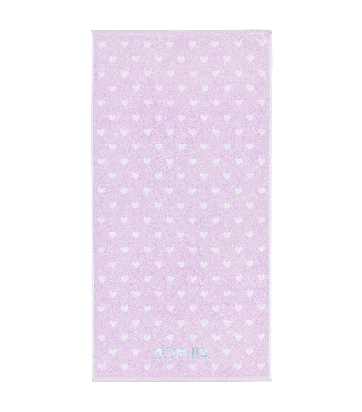 Heart Bath Towel Collection Lilac