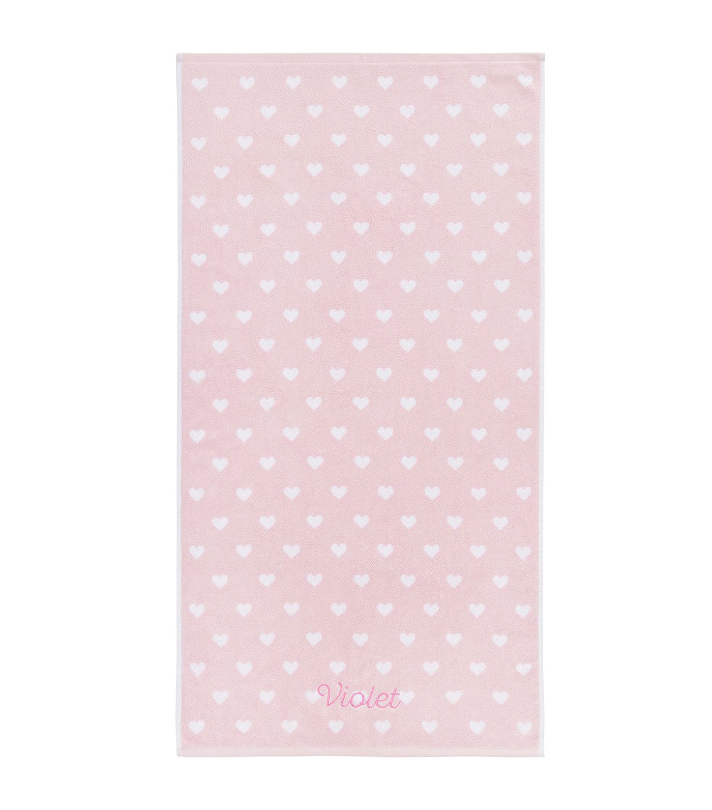 Heart Bath Towel Collection Pearl