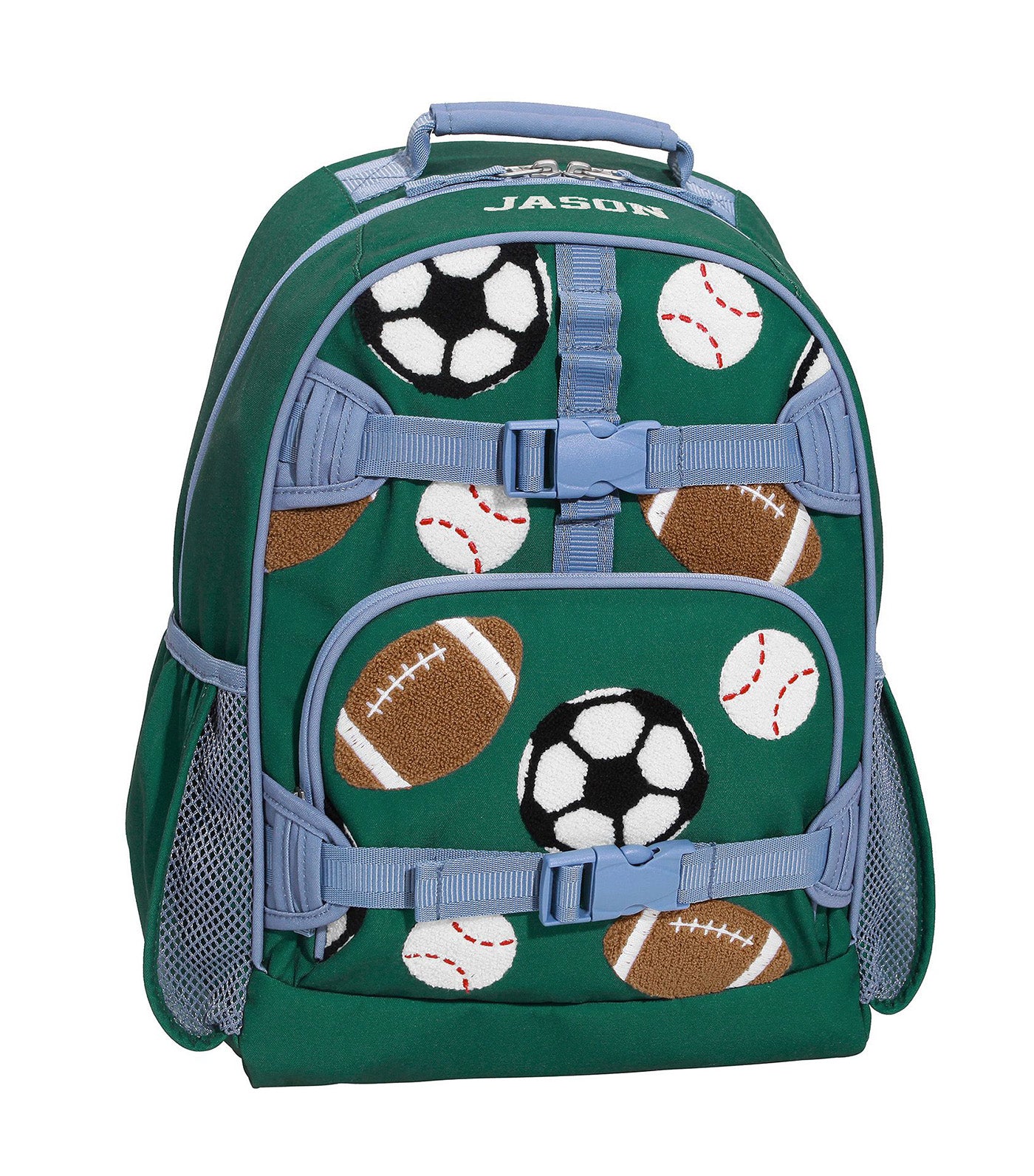 Pottery Barn Kids Mackenzie Green Sports Chenille Backpacks Rustan s