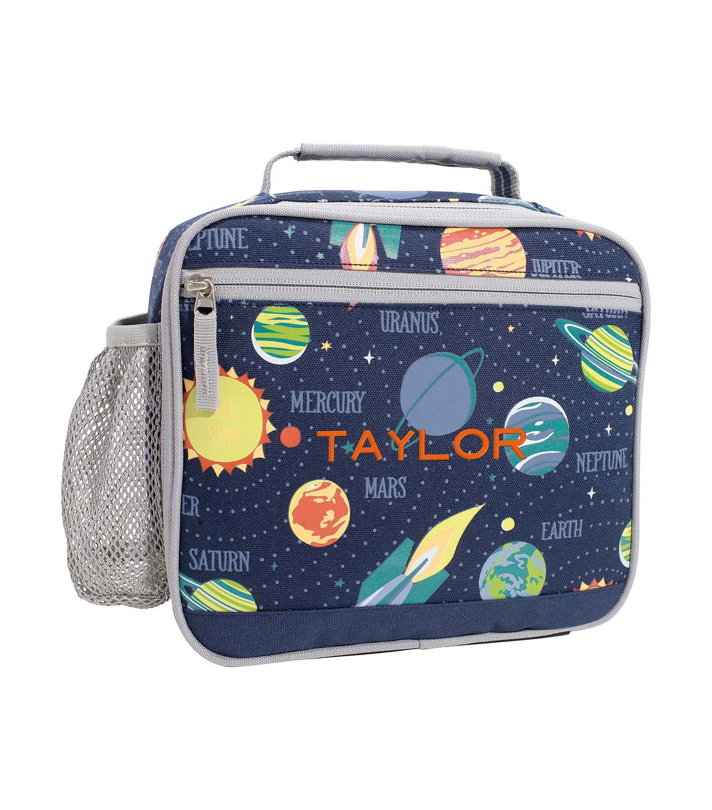 Mackenzie Solar System Glow-In-The-Dark Cold Pack Lunch Box Navy