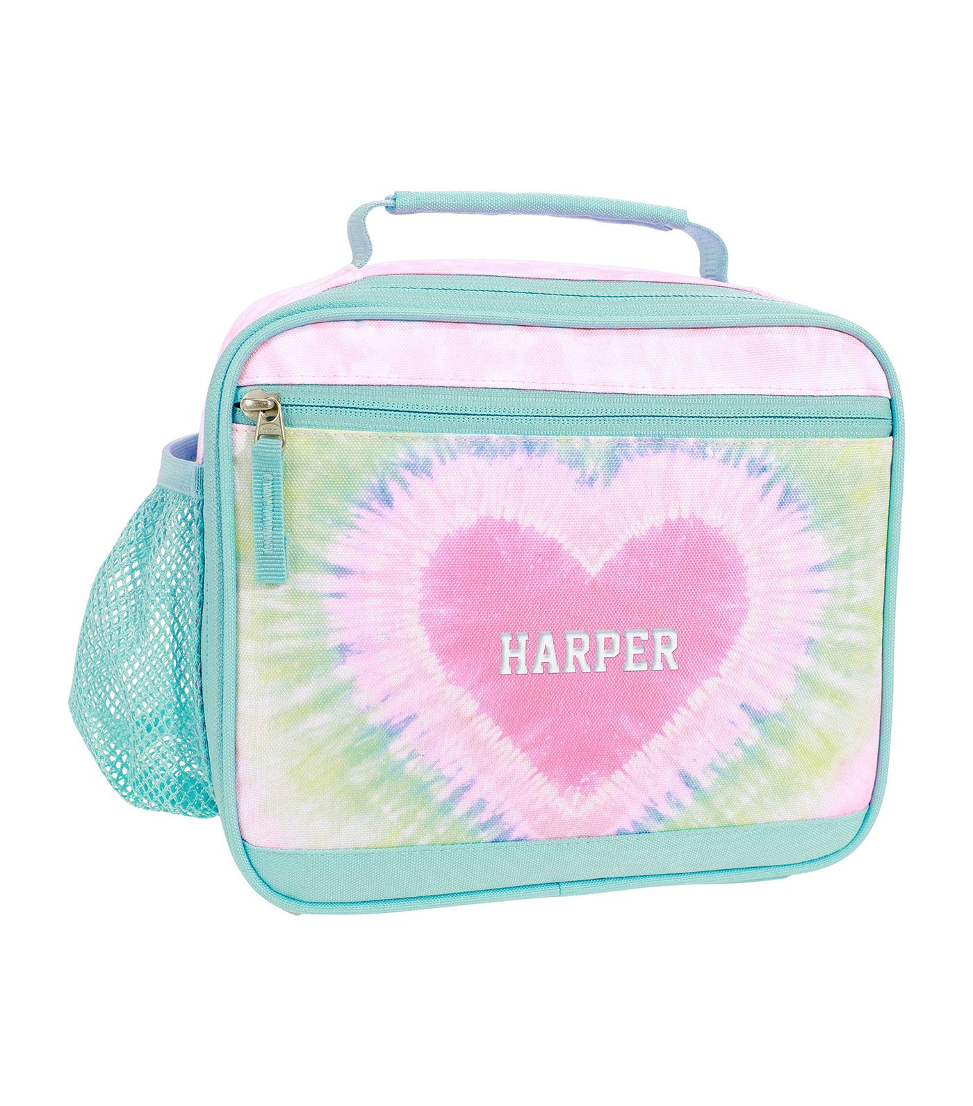 Mackenzie Pink Heart Tie-Dye Cold Pack Lunch Box