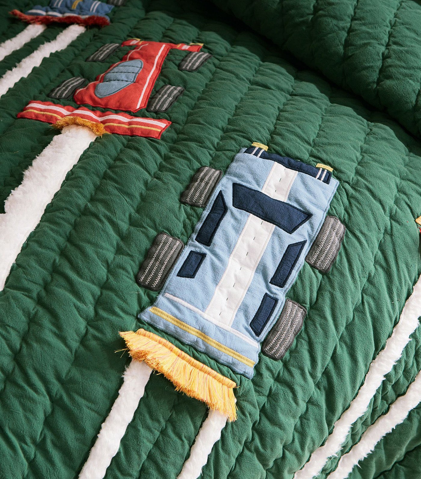 Remy Race Car Quilt and Shams